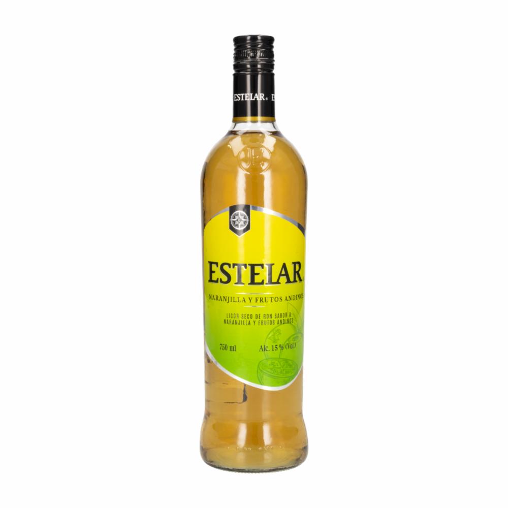 Licor De Ron Naranjilla Estelar 750 Ml