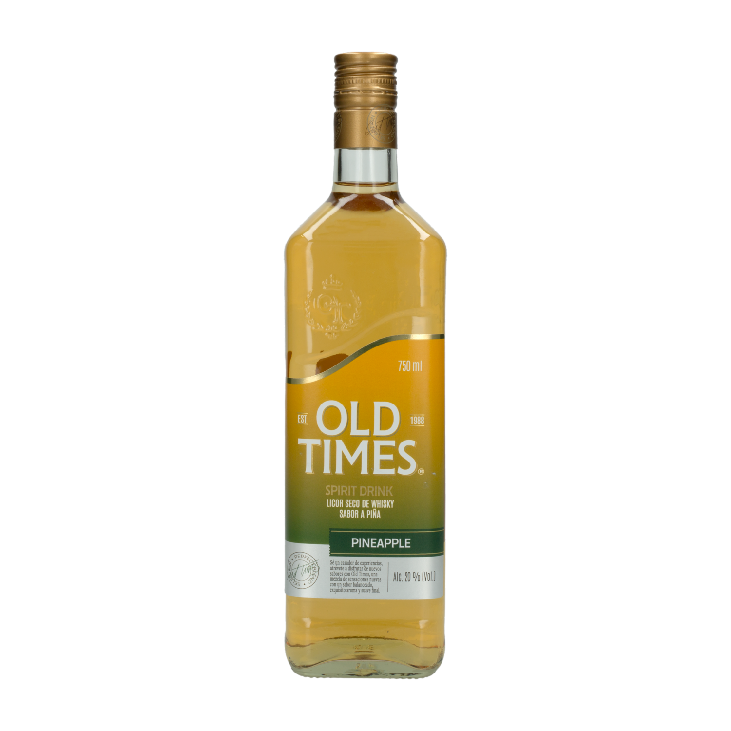 Licor De Whisky Sabor A Piña OLD TIMES 750 Ml