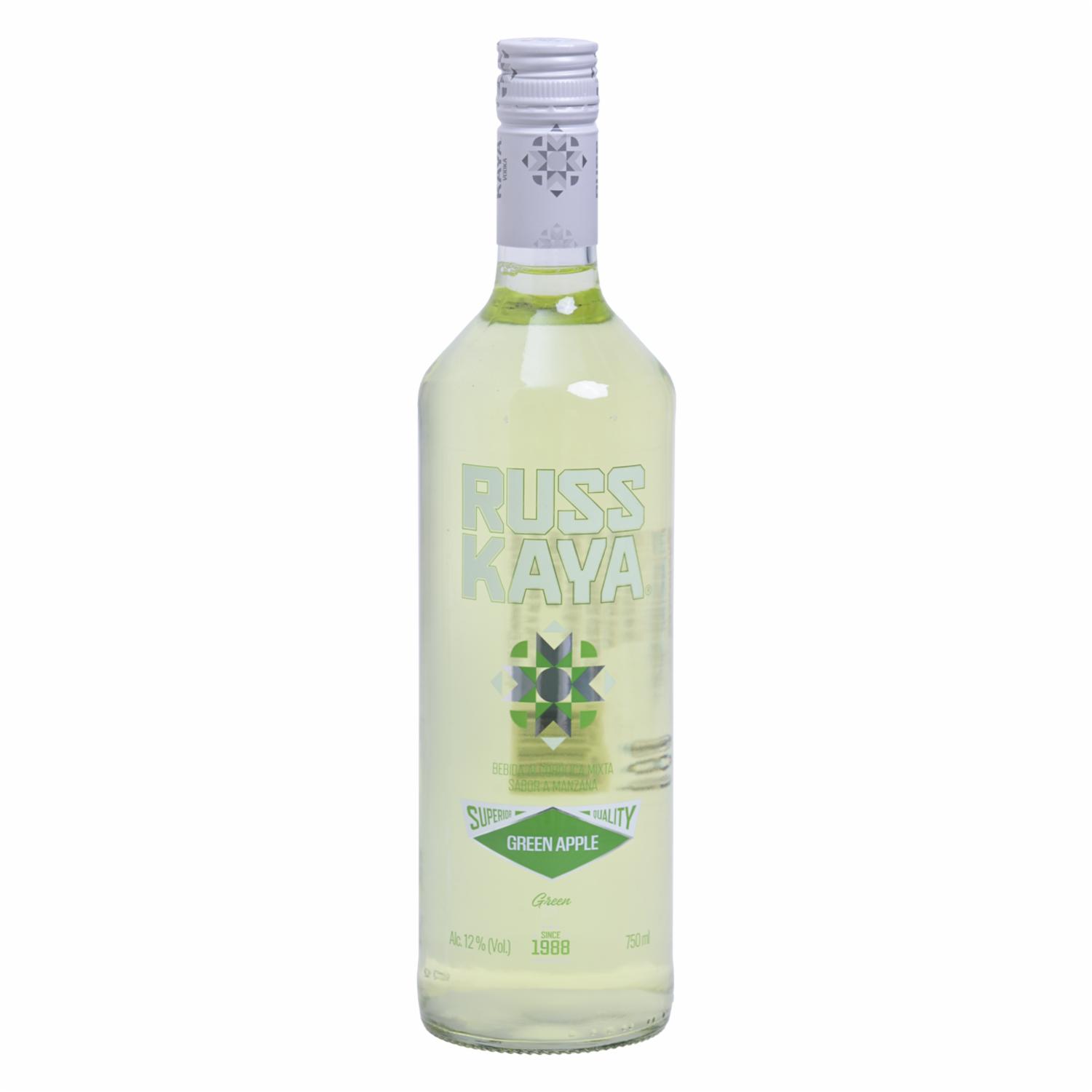 Vodka Green Apple Russkaya 750 Ml
