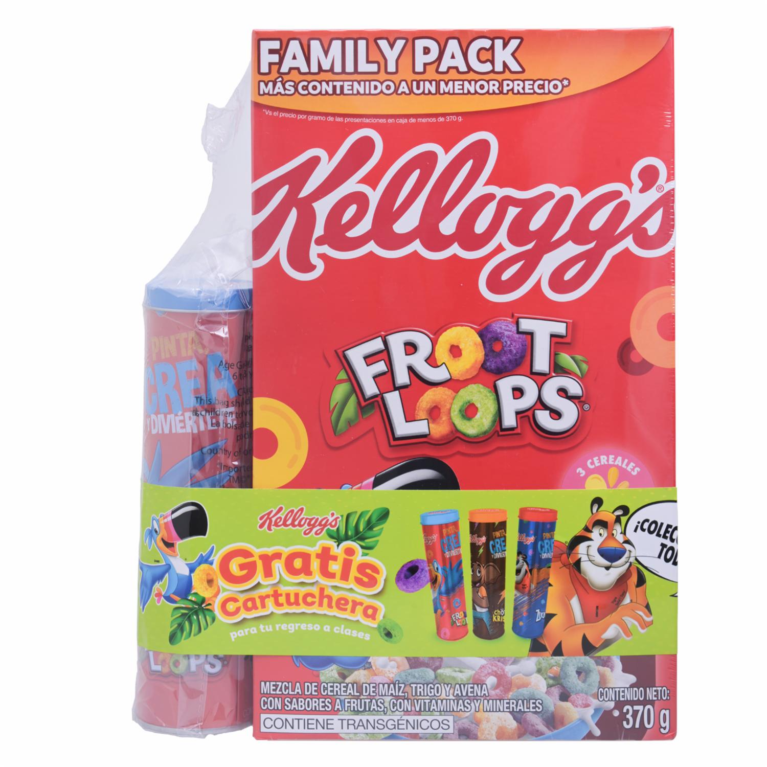 Cereal Sabor A Frutas FROOT LOOPS 370 G
