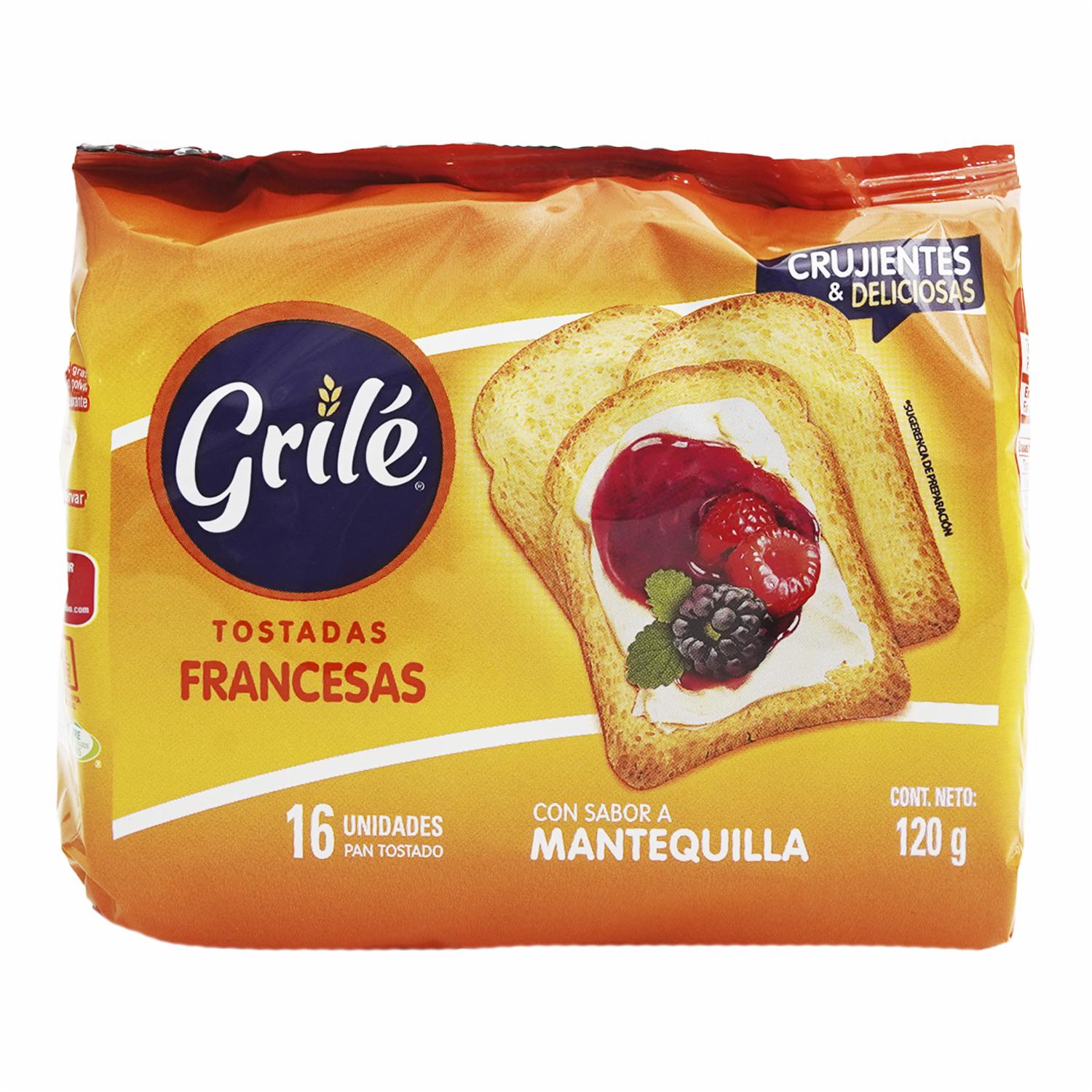 Tostadas Francesa 16 Rebanadas GRILÉ 120 G