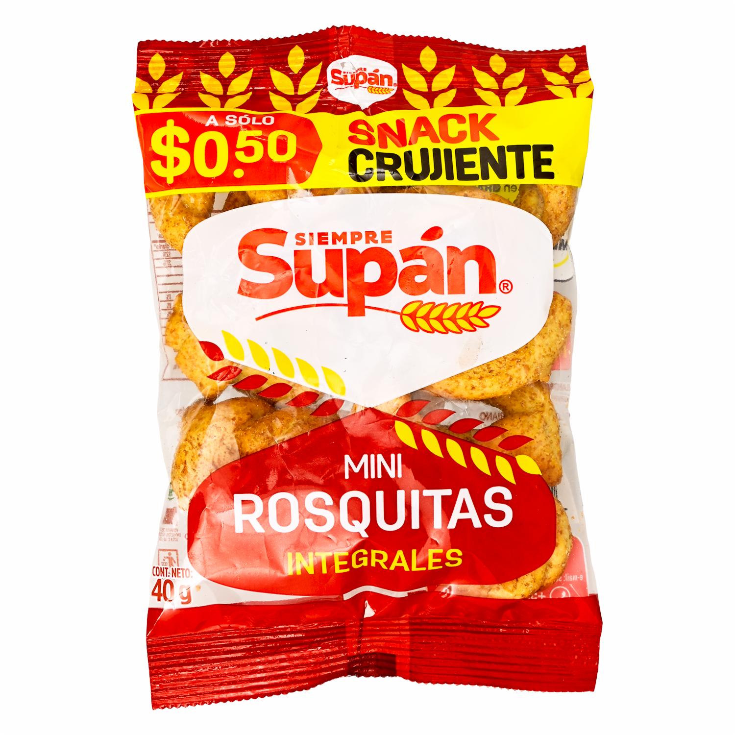 Mini Rosquitas Integrales SUPÁN 40 G