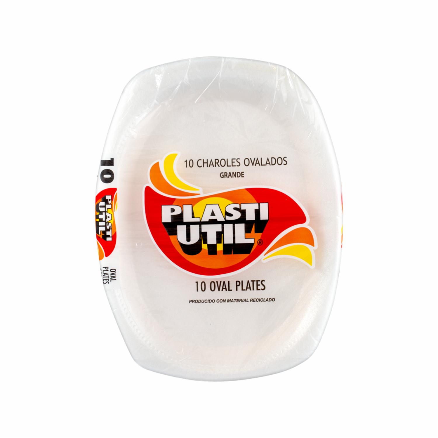 Charoles Para Alimentos PLASTIUTIL 10 Unidades