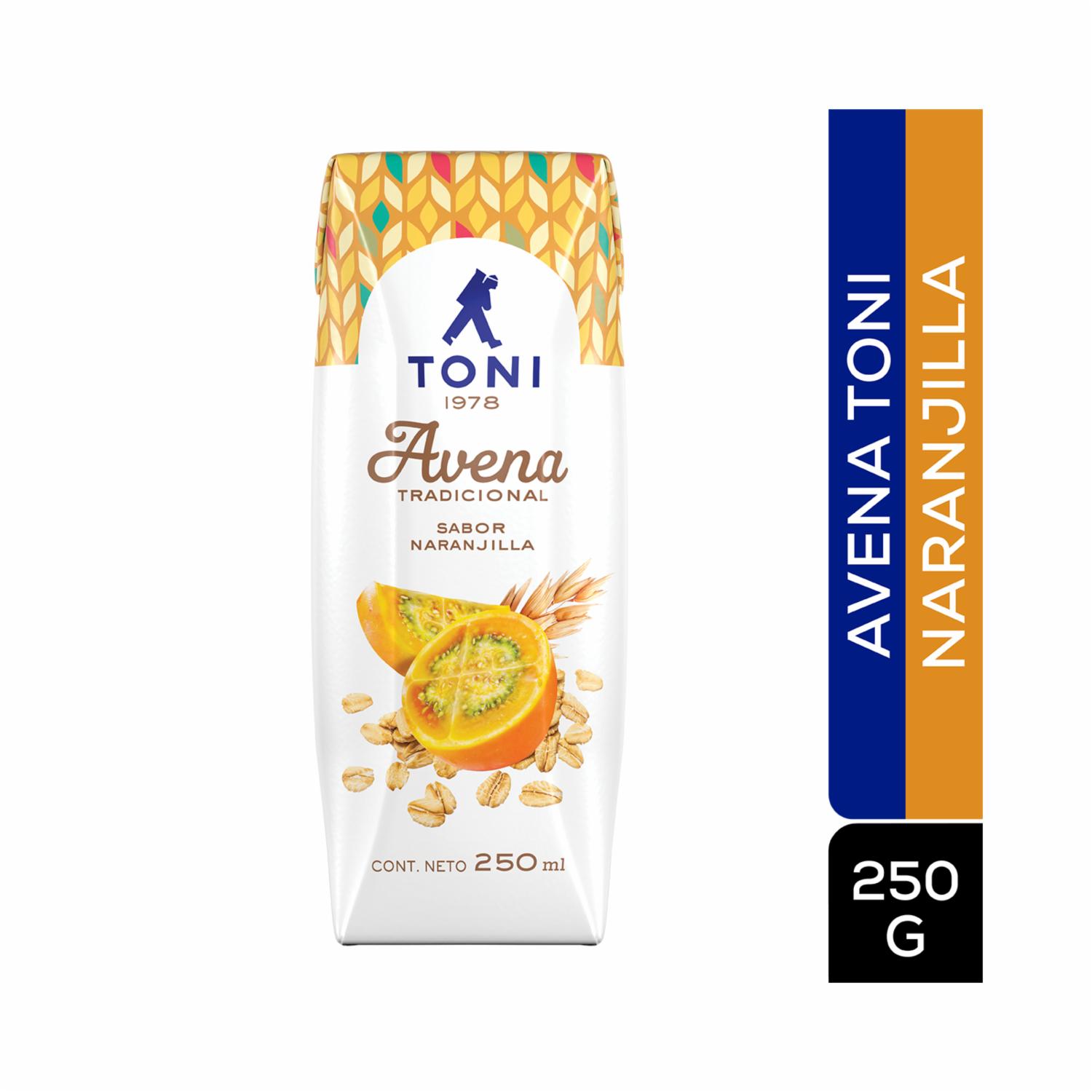 Avena Casera Sabor Naranjilla TONI 250 Ml