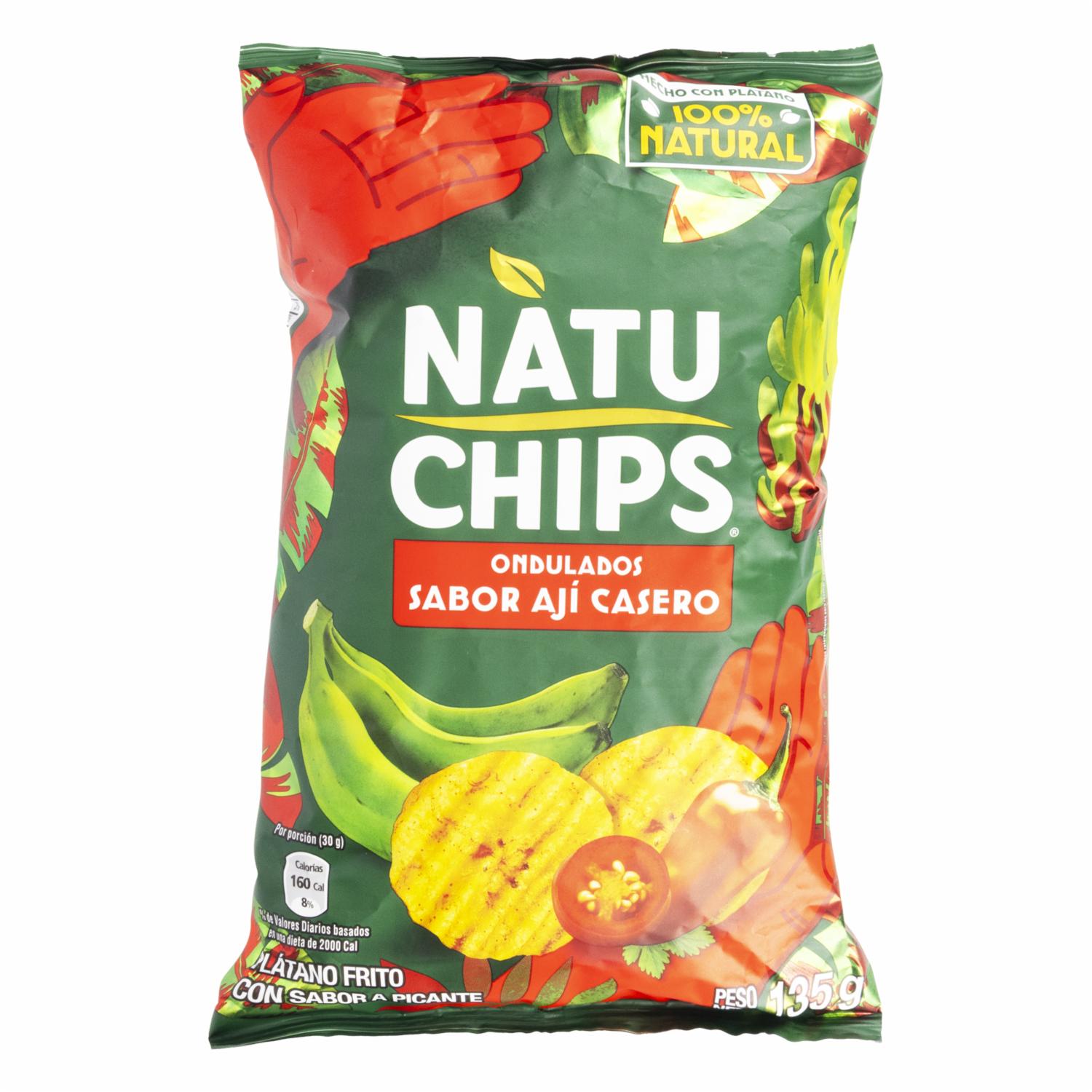 Plátano Frito Ondulado Sabor Picante NATUCHIPS 135 G