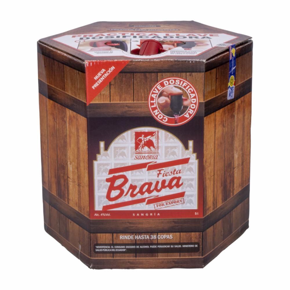 Sangría Bebida Fiesta Brava Cartón