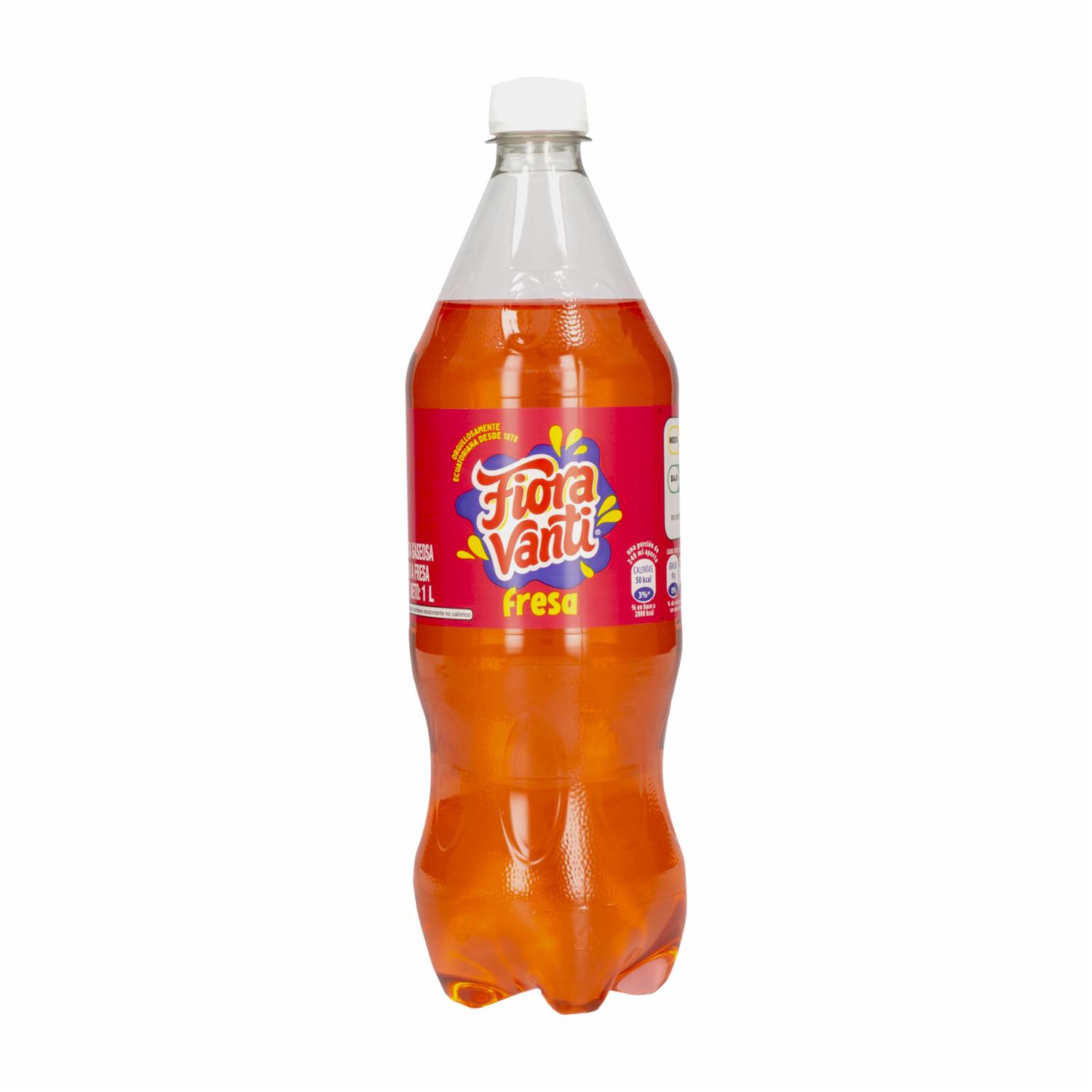 Gaseosa Sabor a Fresa FIORAVANTI Botella