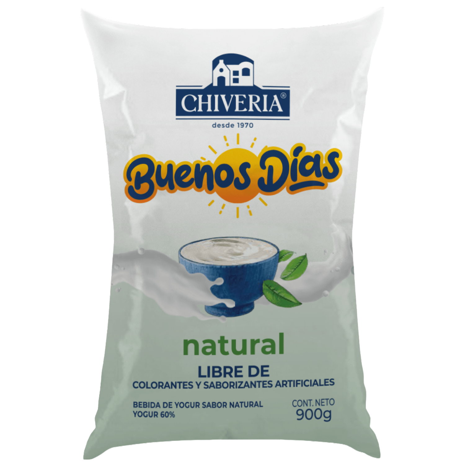 Yogurt Natural Buenos días CHIVERIA 900 G
