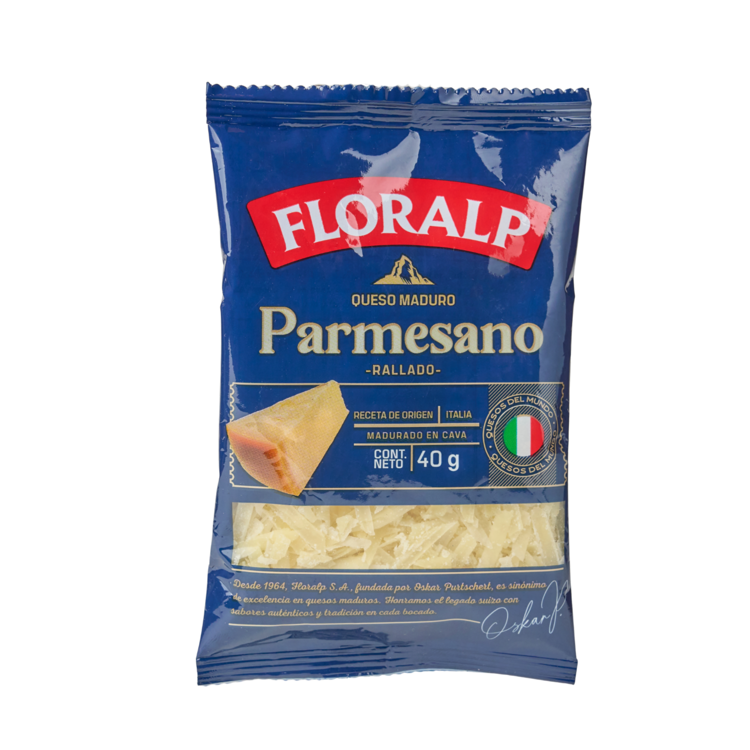 Queso Parmesano Rallado FLORALP 40 G