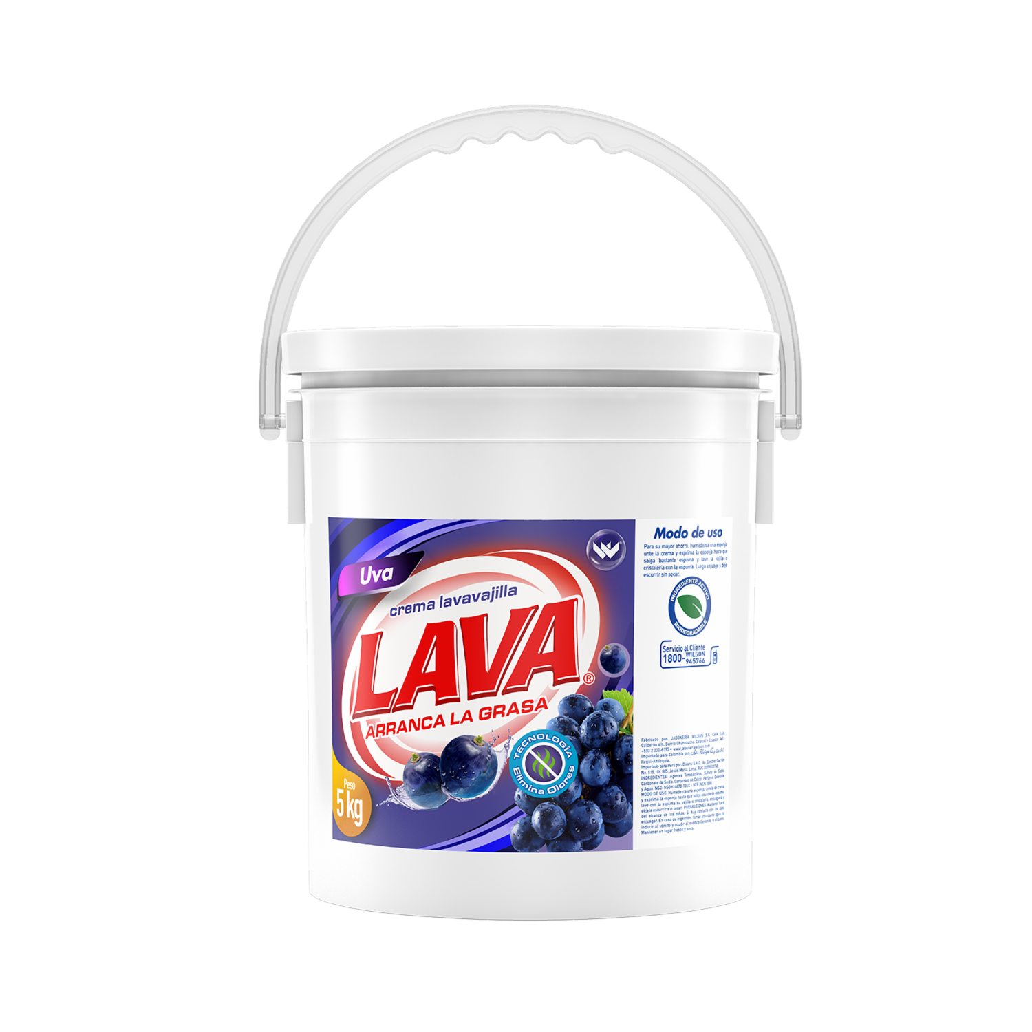 Lavavajilla En Crema Uva LAVA 5000 G