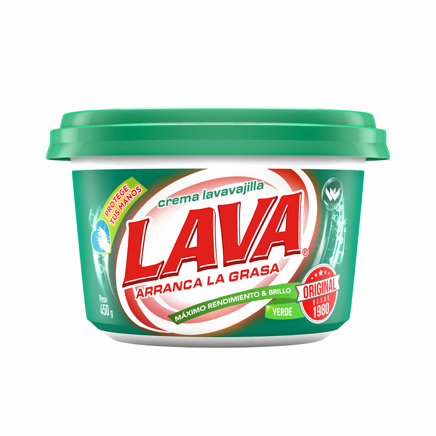 Lavavajilla En Crema Verde LAVA 450 G