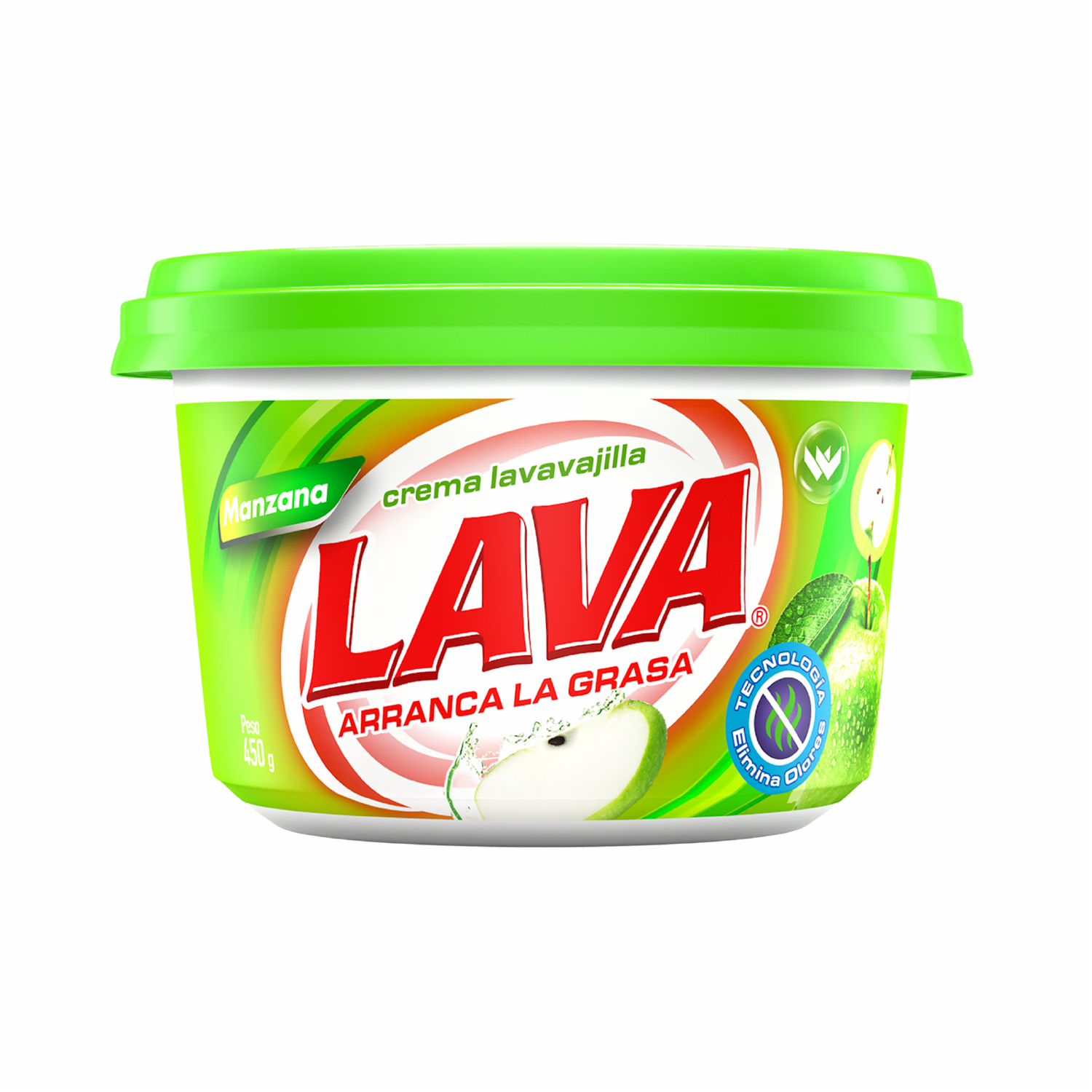 Lavavajilla En Crema Manzana LAVA 450 G