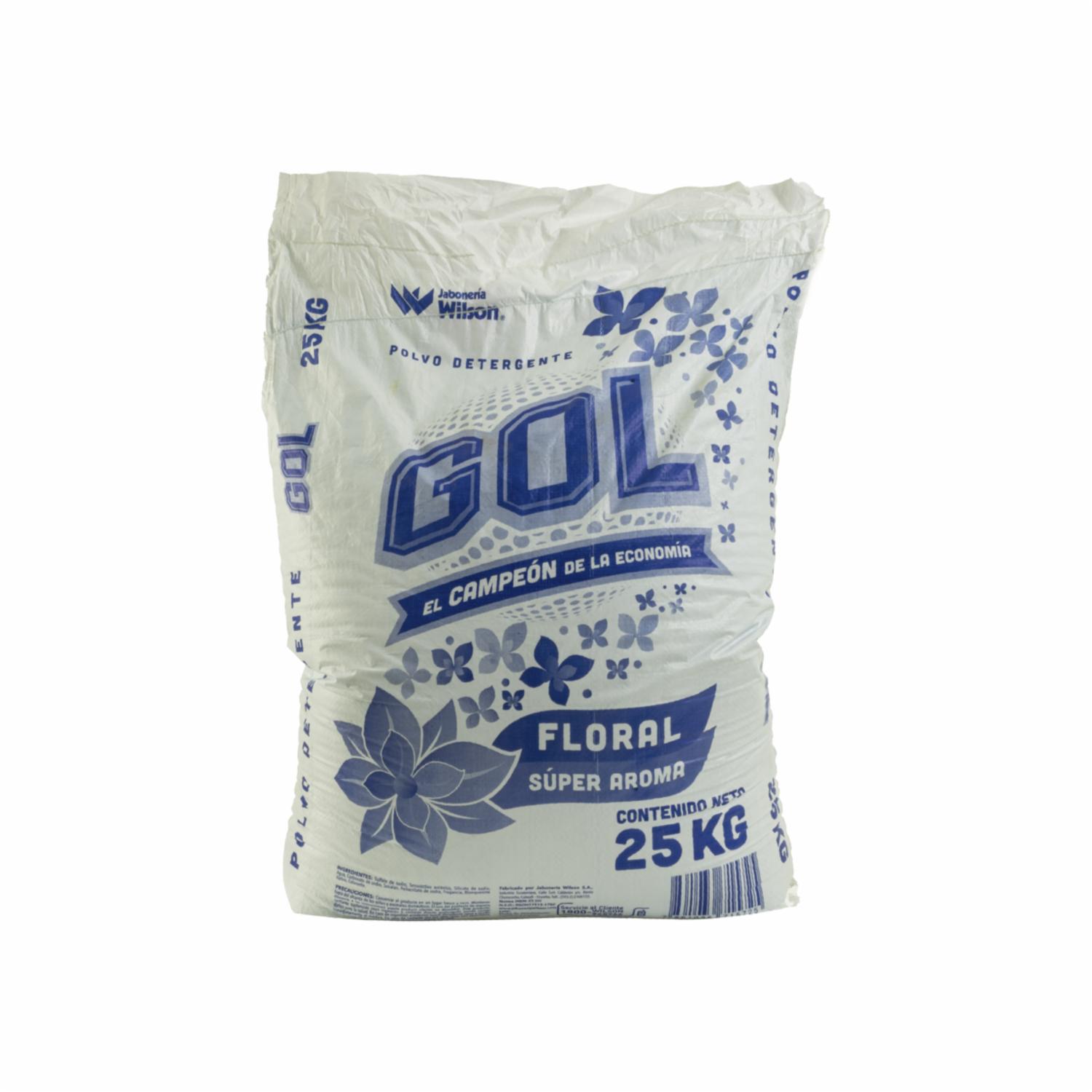 Detergente En Polvo Aroma Floral GOL 25 Kg