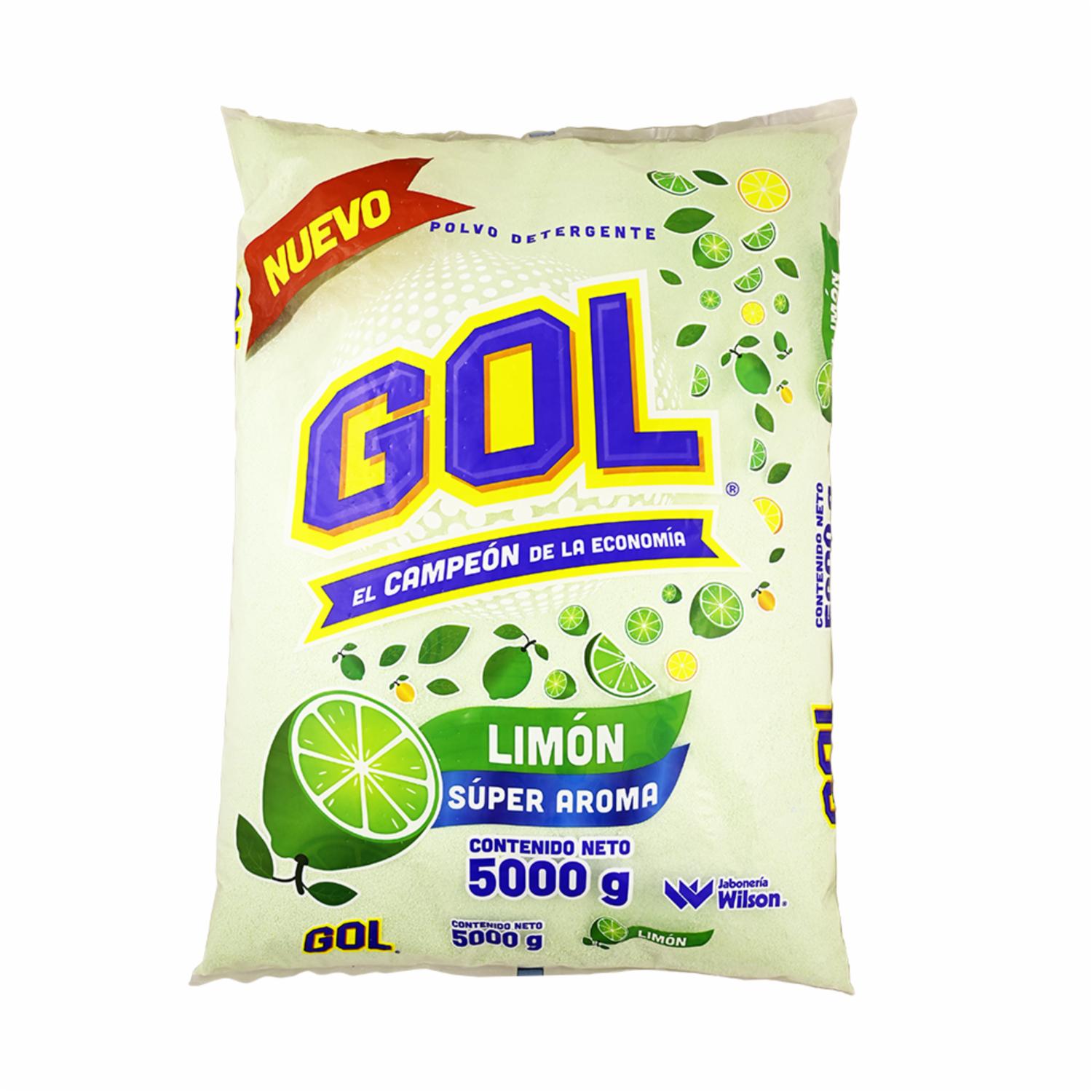 Detergente En Polvo Aroma Limón GOL 5000 G
