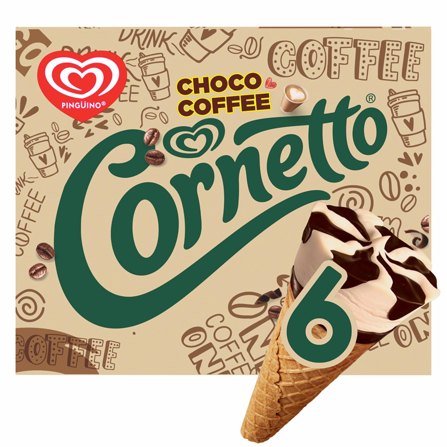 Helado Cornetto Chococoffee PINGÜINO 6 X 100 Ml