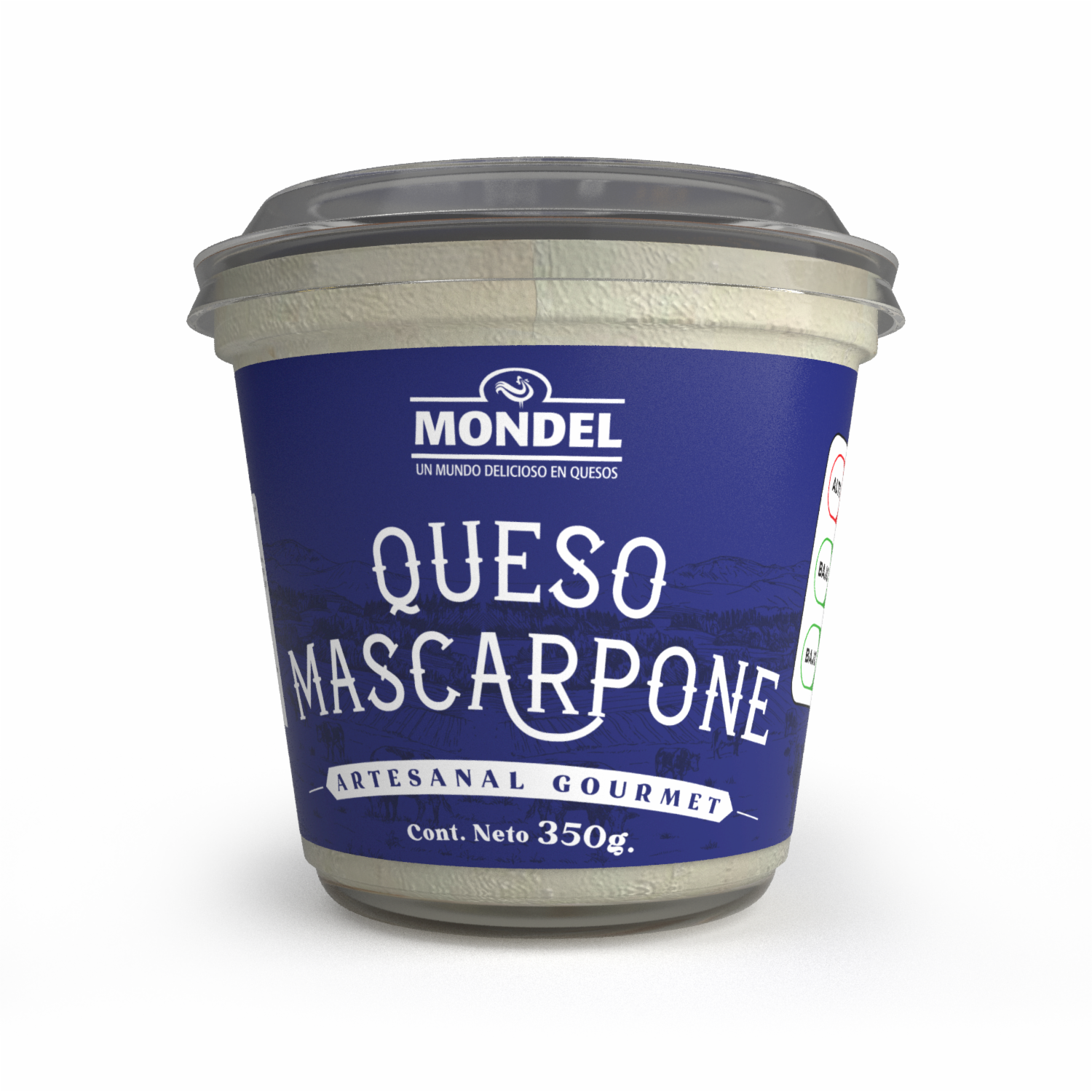 Queso Mascarpone Gourmet MONDEL 350 G