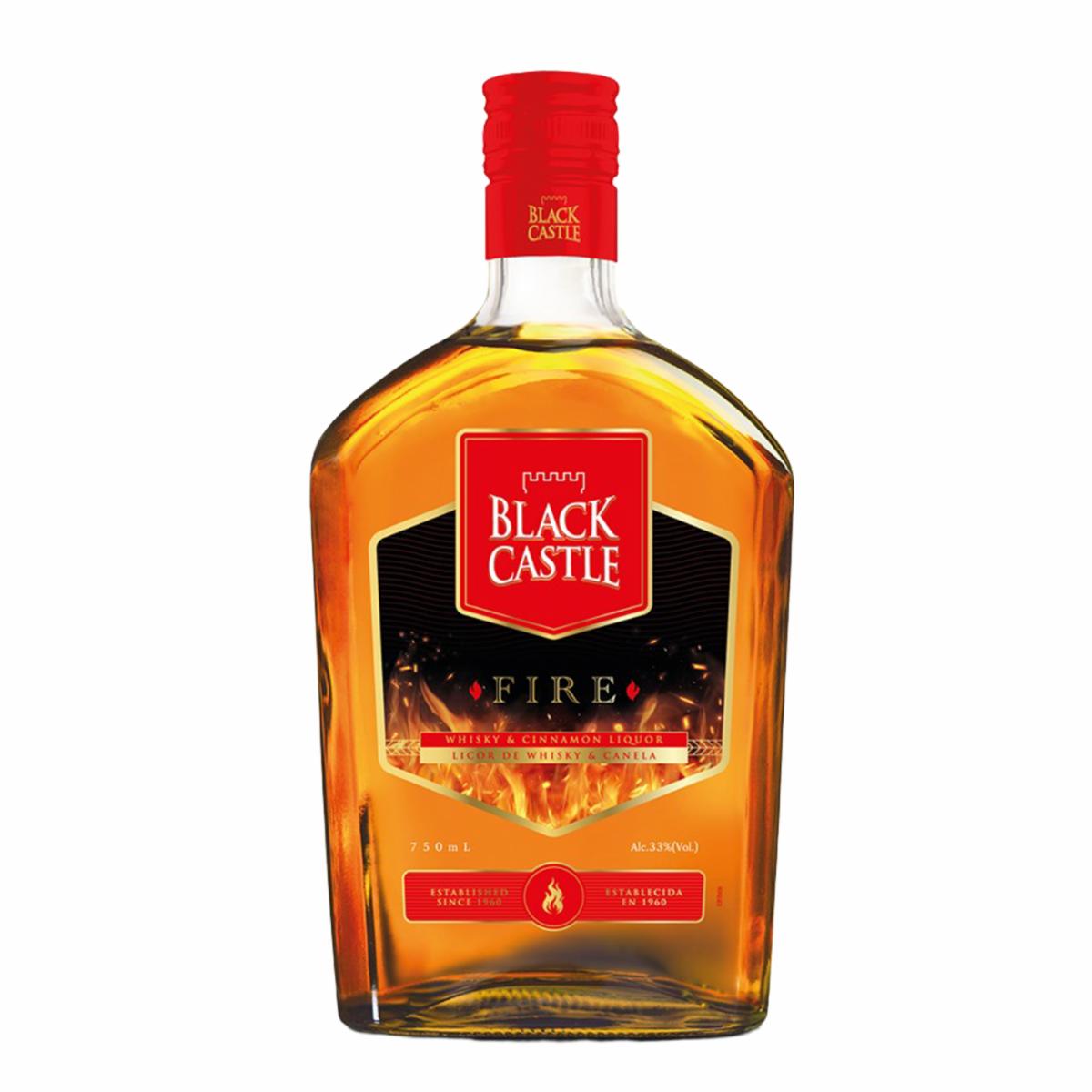 Licor De Whisky Y Canela Black Castle 750 Ml