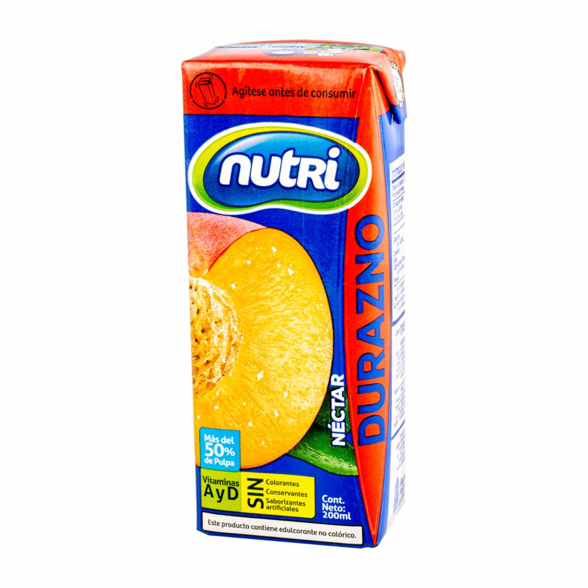Jugo Néctar De Durazno NUTRI 200 Ml