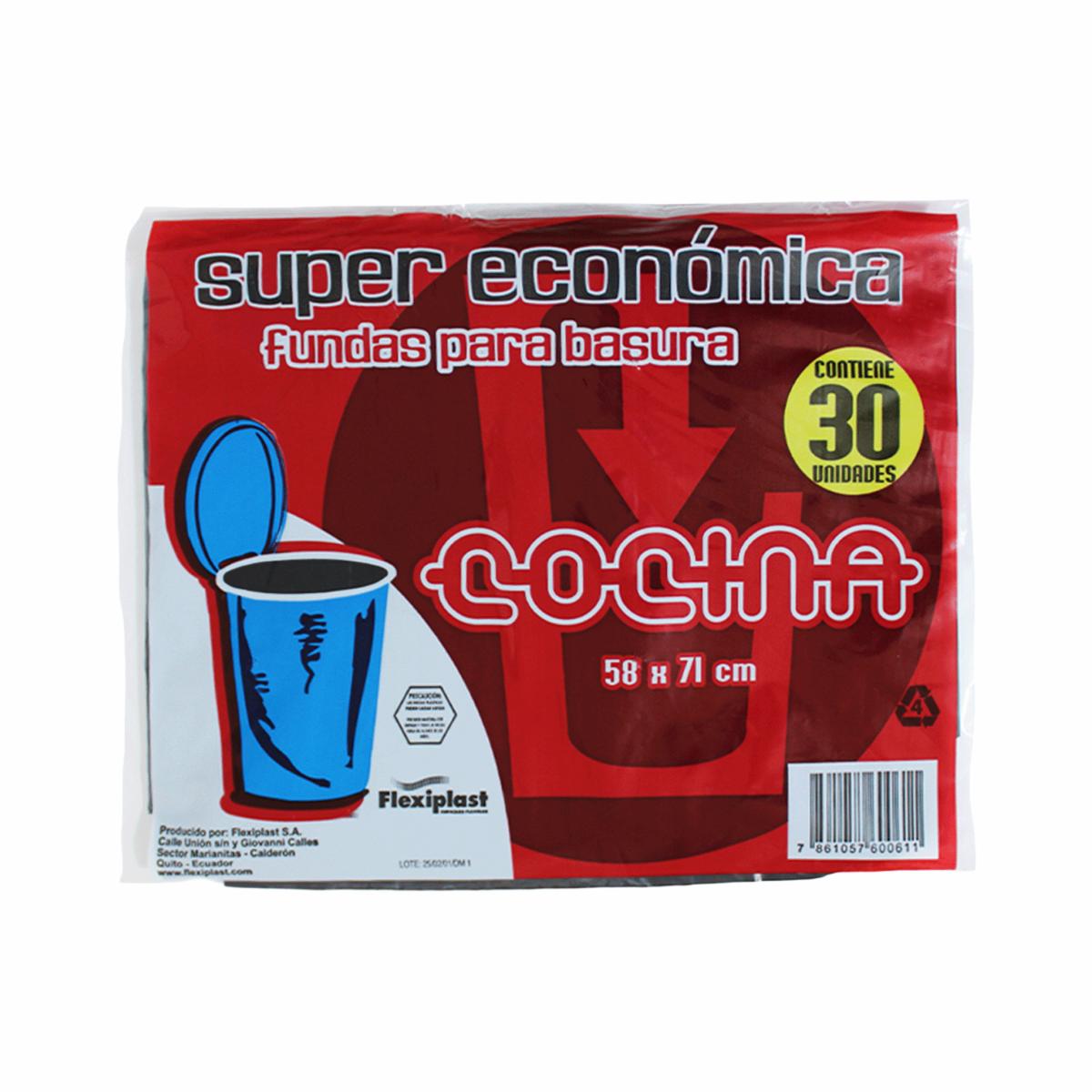 Fundas De Basura Super Económica SUPER ECONÓMICA 30 Uds