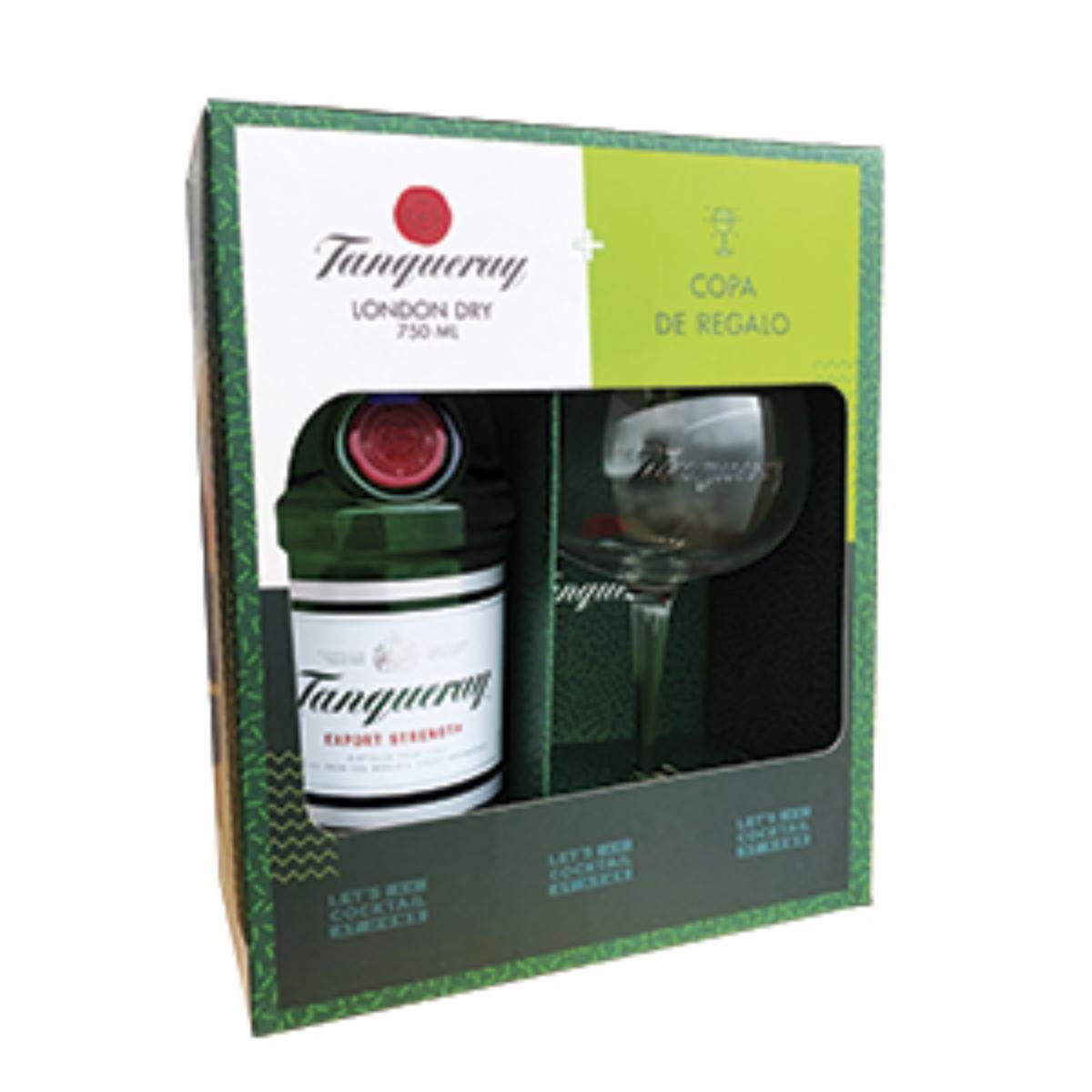 Gin Pack Mas Copa TANQUERAY 750 Ml