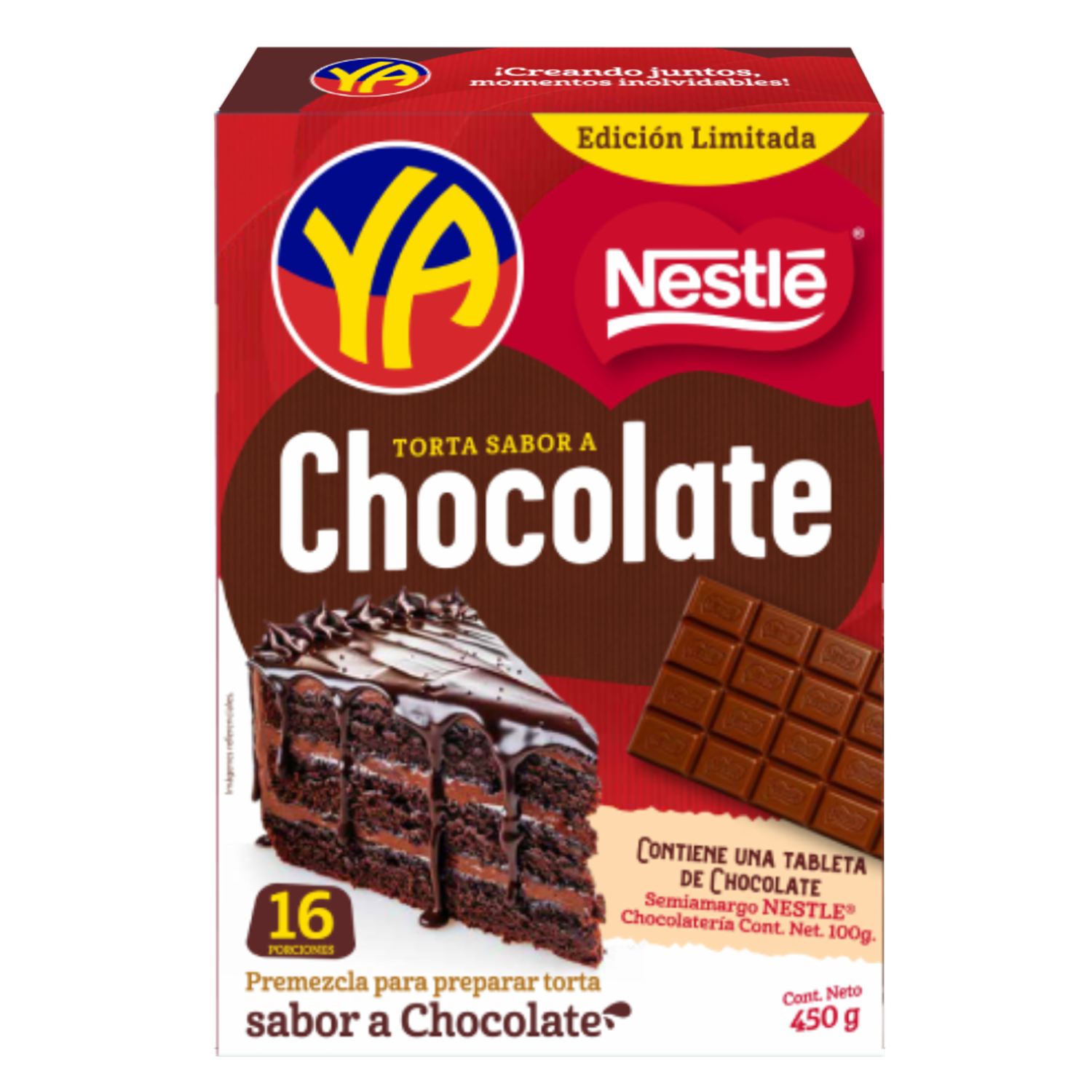 Torta De Chocolate Premezcla YA 450 G