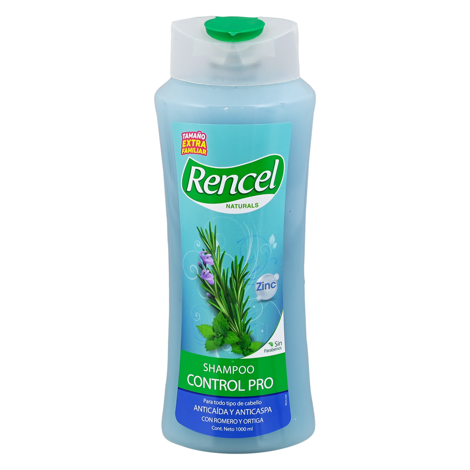 Shampoo De Cabello Anti Caída Y Anti Caspa Control Pro RENCEL NATURALS 1000 Ml