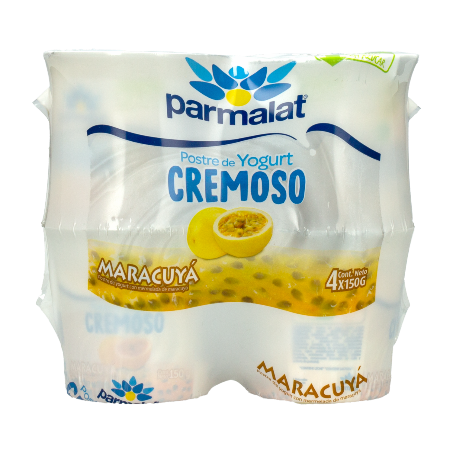 Postre De Yogurt Con Maracuyá PARMALAT 4 X 150 G