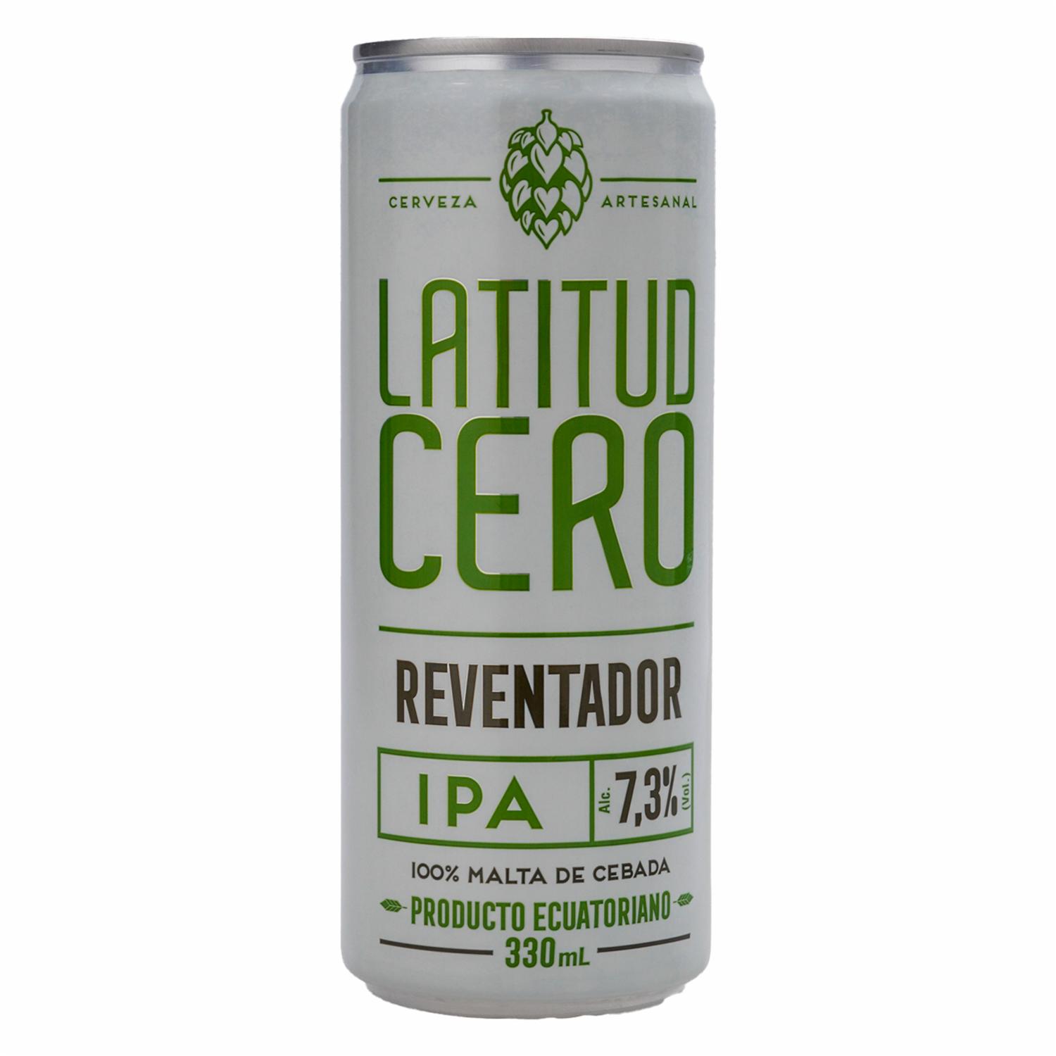 Cerveza Reventador 7,3 Alcohol Latitud Cero 330 Ml