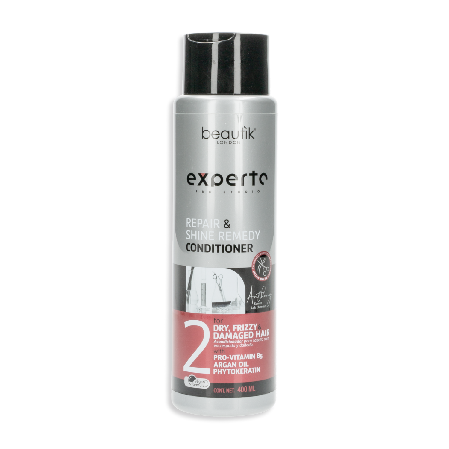 Acondicionador De Cabello Repair And Shine Remedy BEAUTÌK LONDON 400 Ml