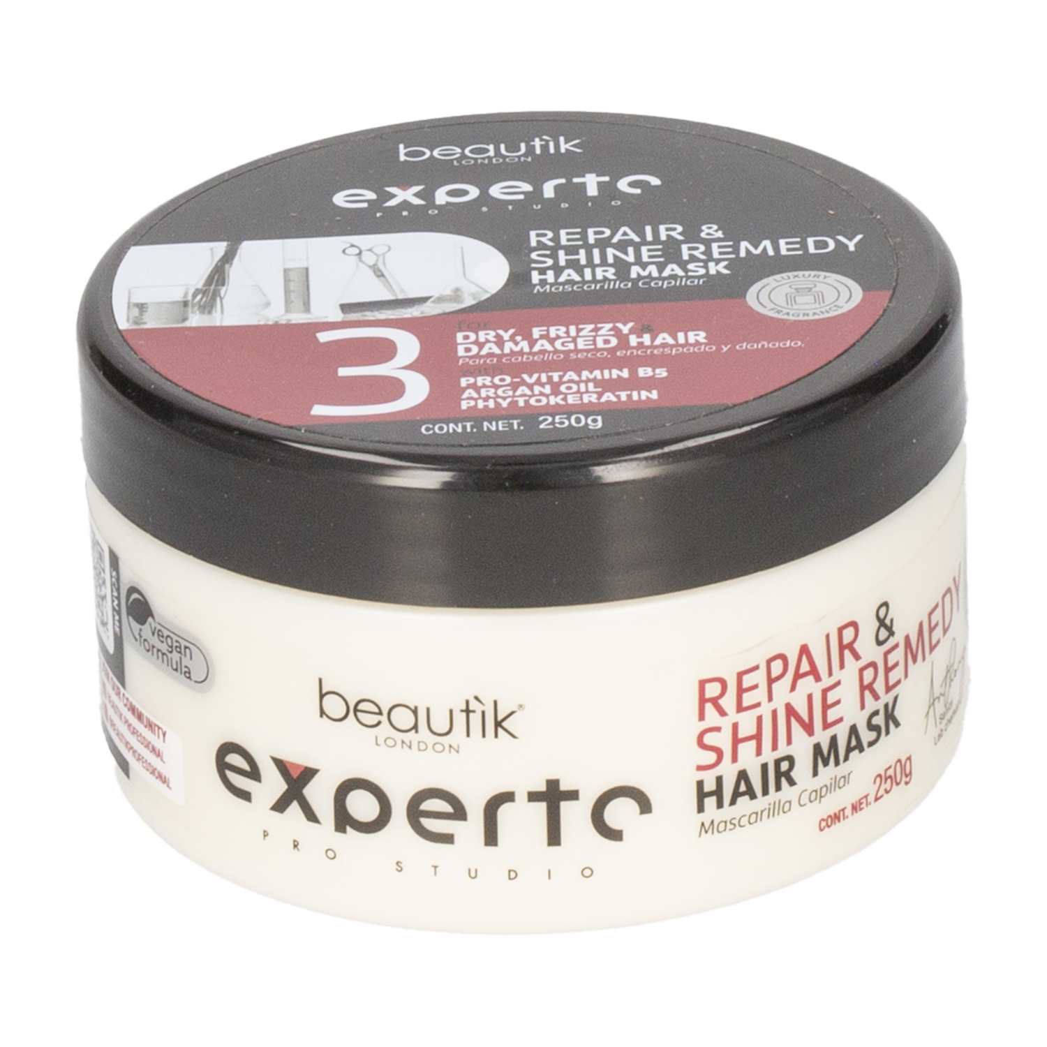 Mascara Capilar Repair & Shine Repair BEAUTÌK LONDON 250 G