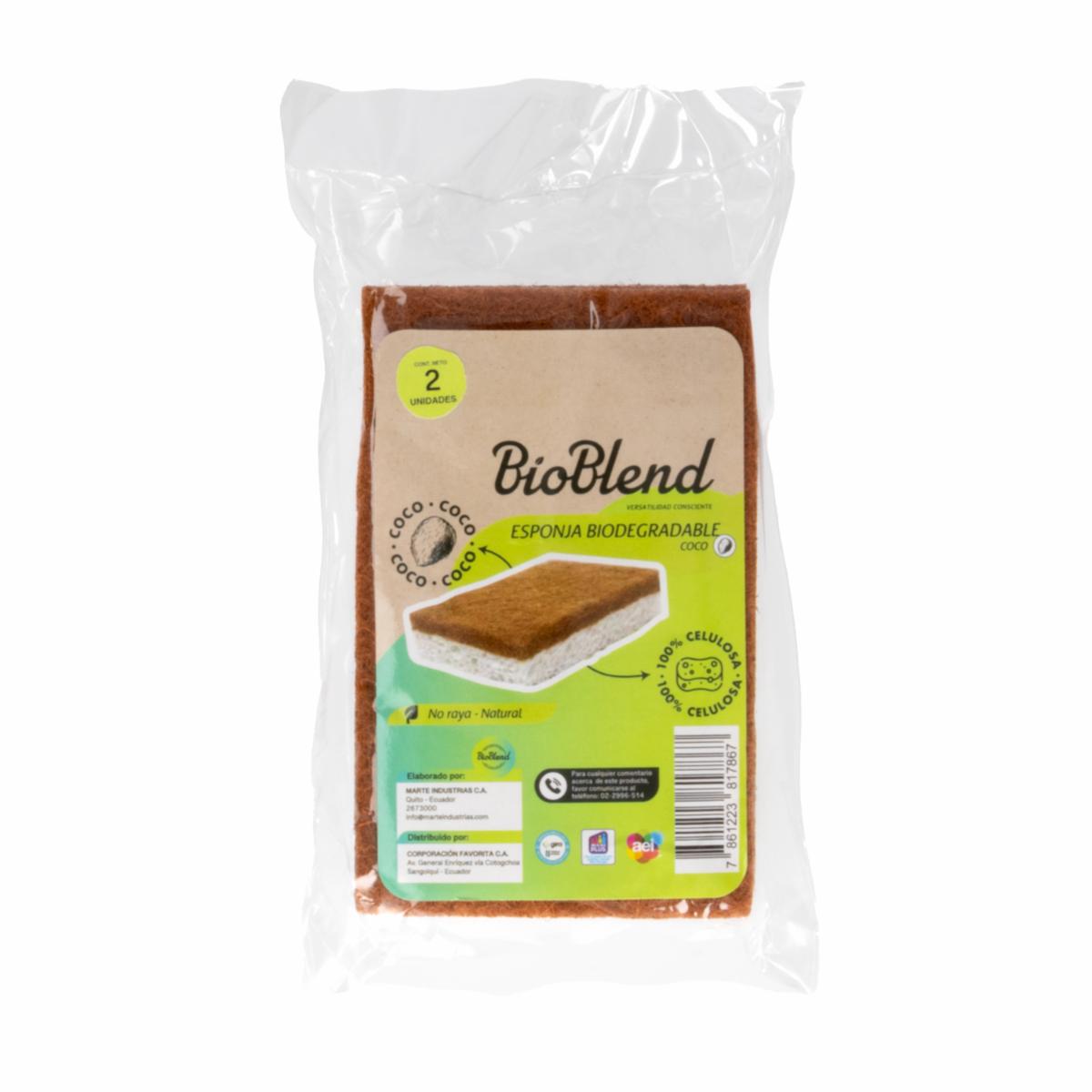 Esponja Biodegradable BIO BLEND X 2 Uds