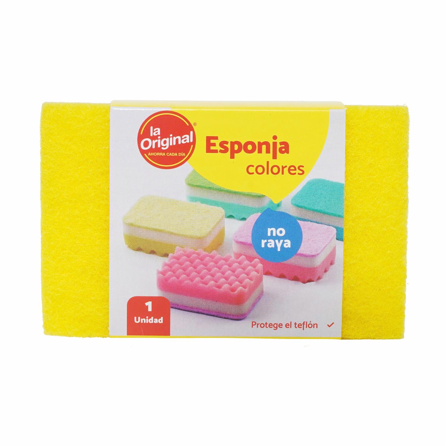 Esponja Lavavajillas Varios Colores LA ORIGINAL Unidad