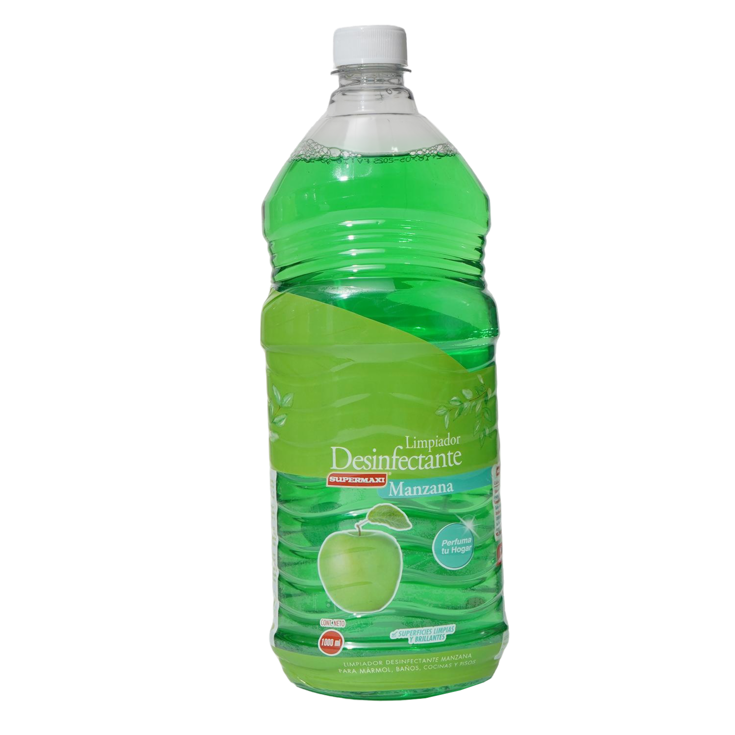 Limpiador Desinfectante Fragancia Manzana SUPERMAXI 1 L
