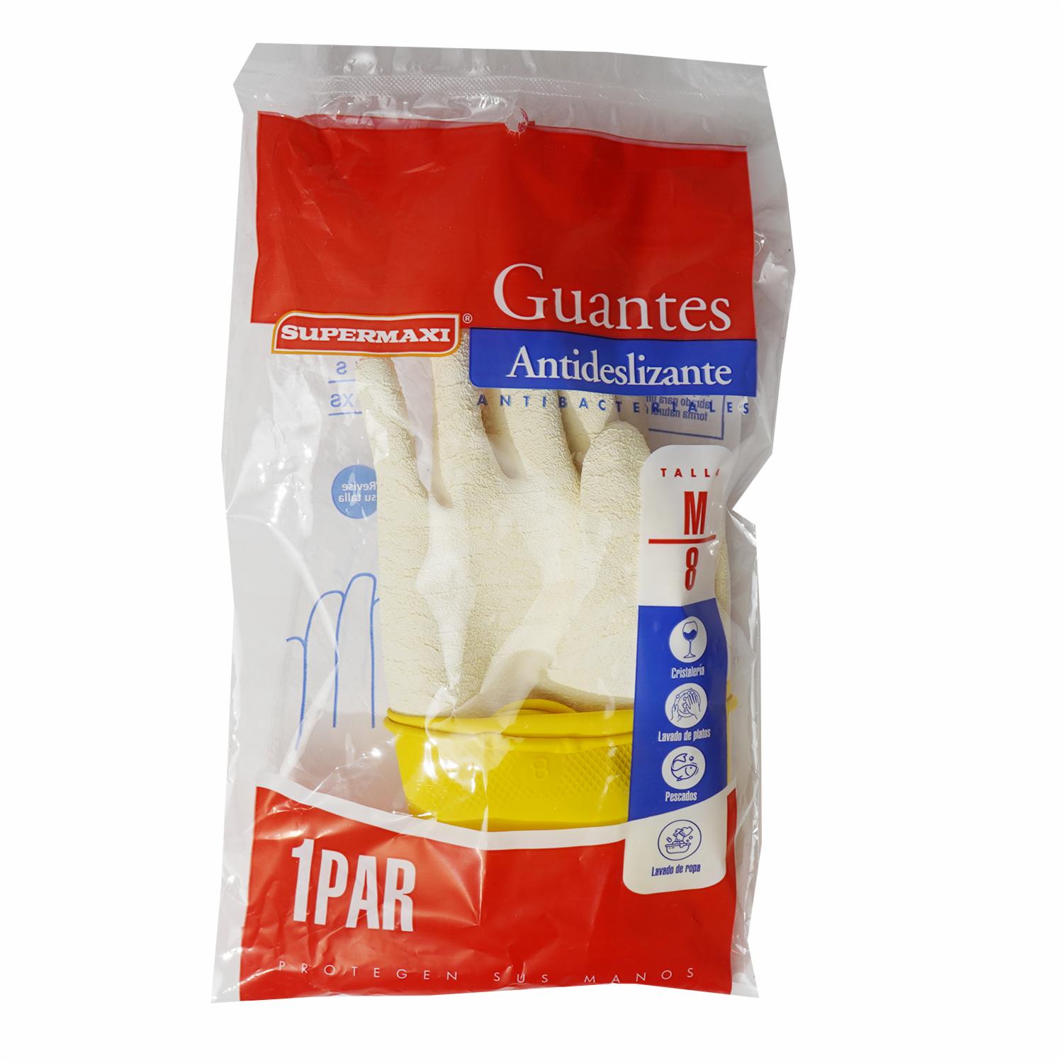 Guantes Antideslizante Talla 8/M SUPERMAXI 1 Par