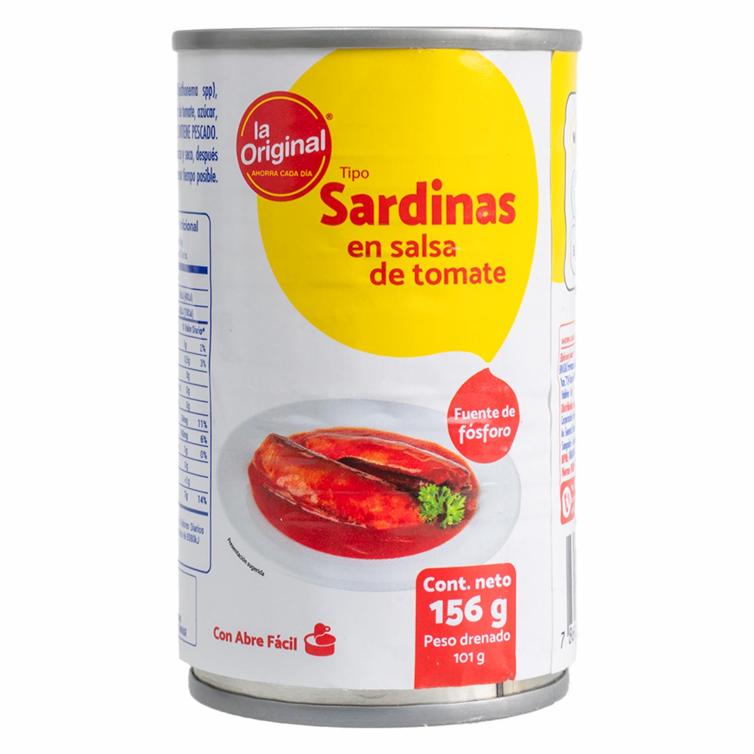 Sardina Tinapá En Salsa De Tomate LA ORIGINAL 156 G