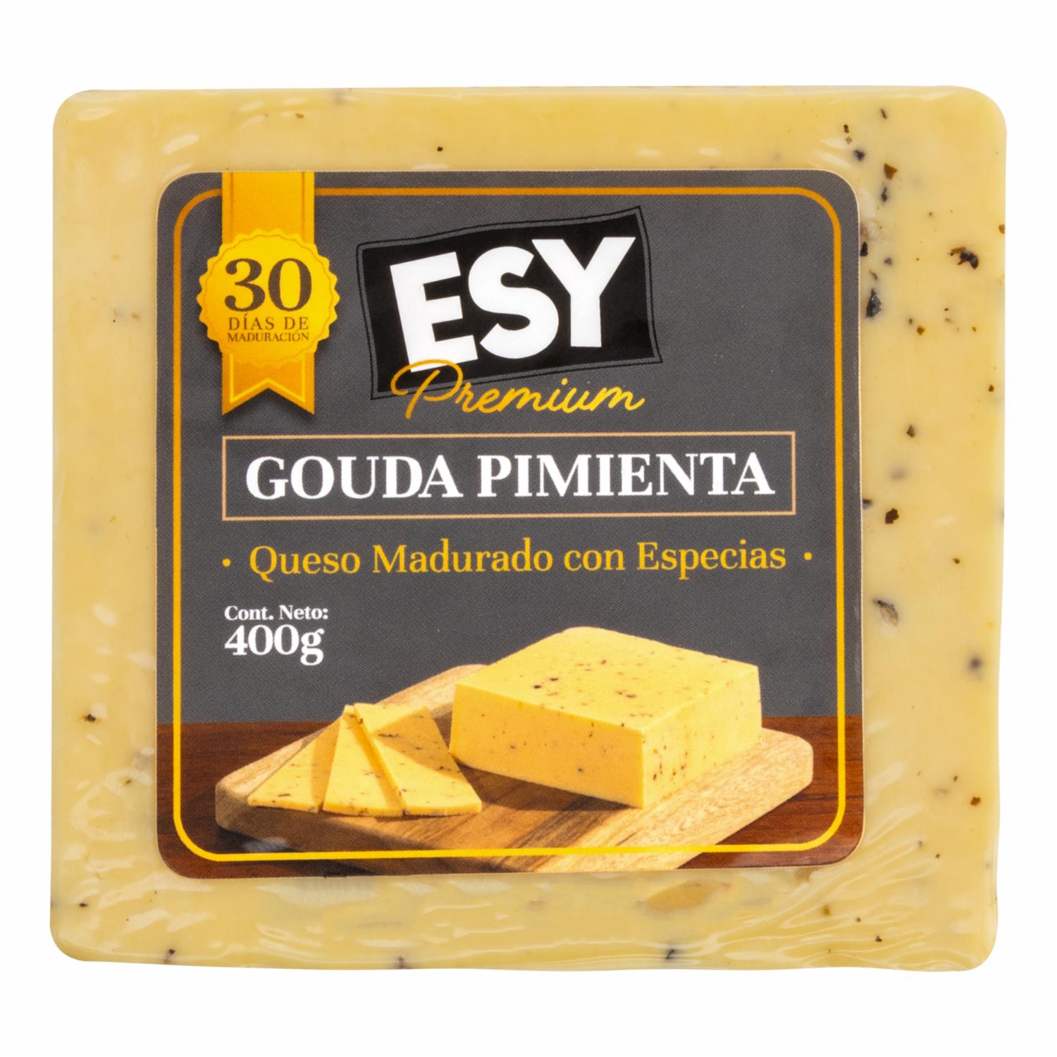 Queso Gouda Pimienta ESY 400 G