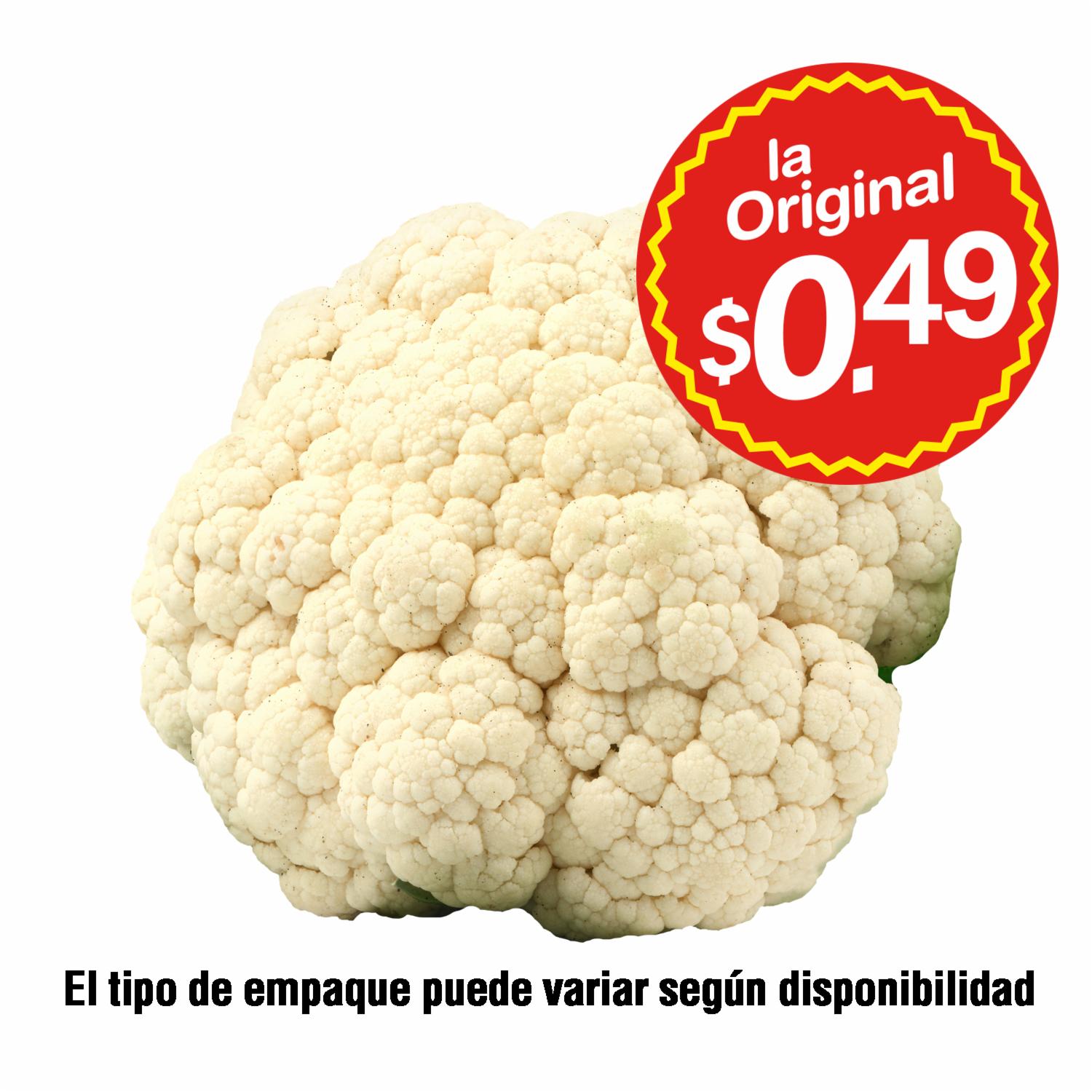Coliflor Entera LA ORIGINAL 450 G