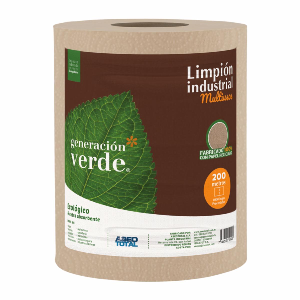 Limpión Inustrial GENERACIÓN VERDE 200 m