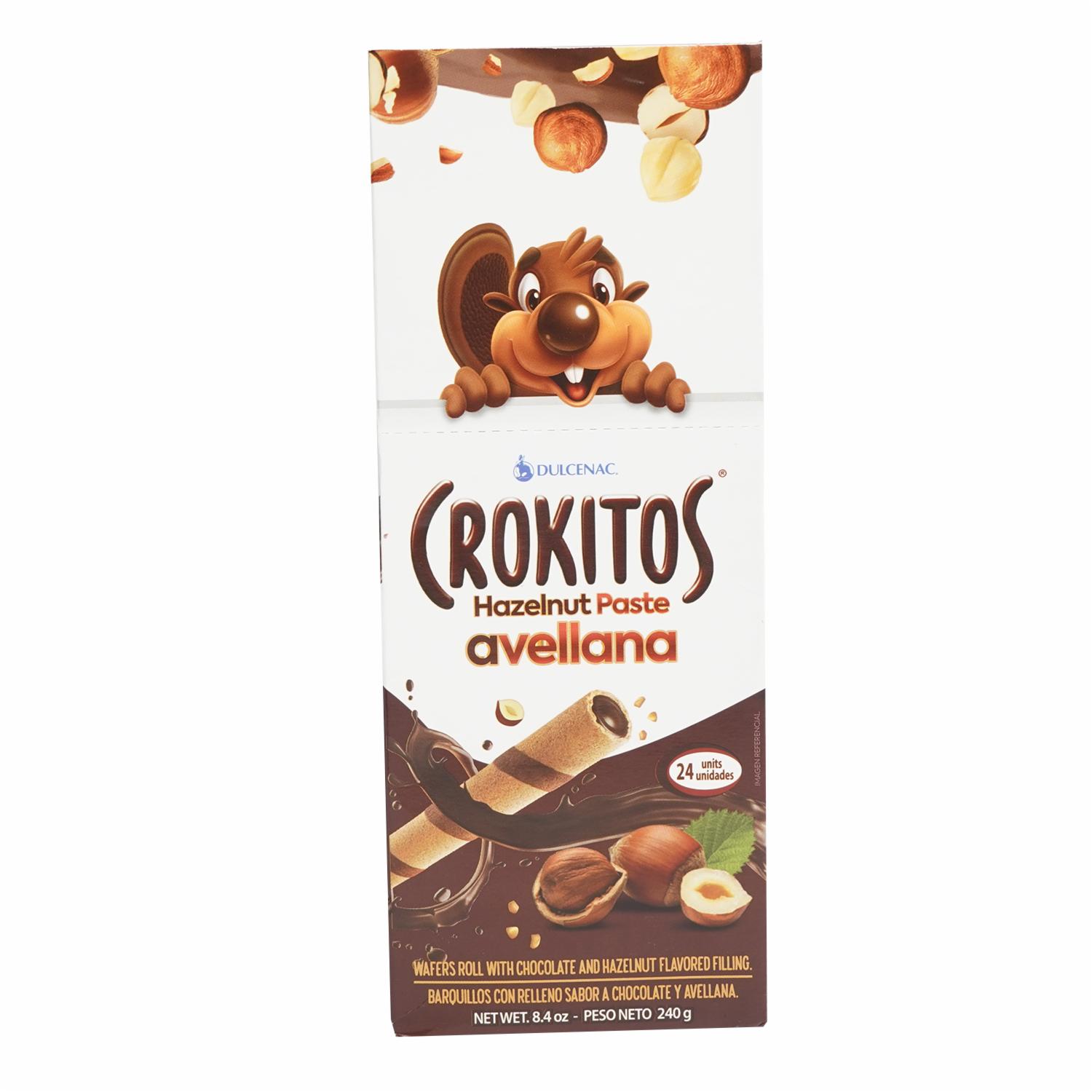 Barquillos Choco Avellana CROKITOS 240 G