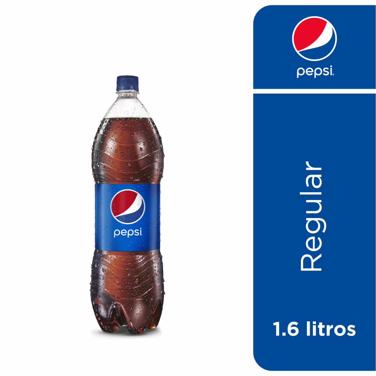 Bebida Gaseosa Sabor a Cola PEPSI 1600 Ml