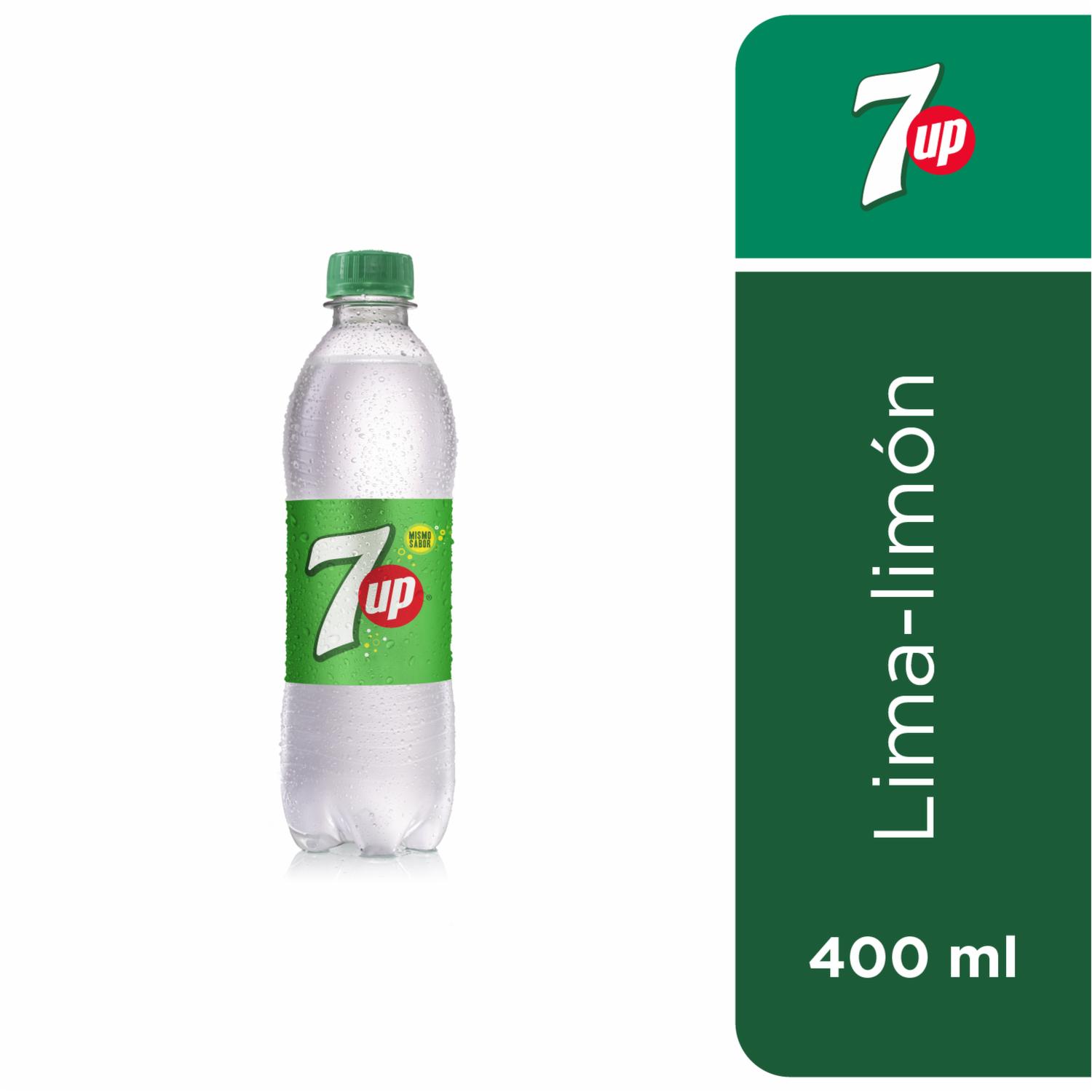 Bebida Gaseosa Sabor Limón SEVEN UP 400 Ml