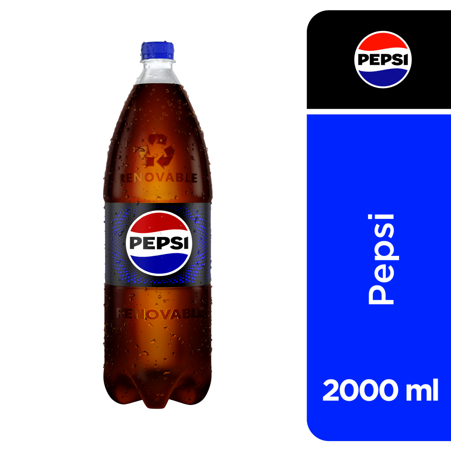 Bebida Gaseosa Sin Azúcar Envase Retornable PEPSI 2000 Ml