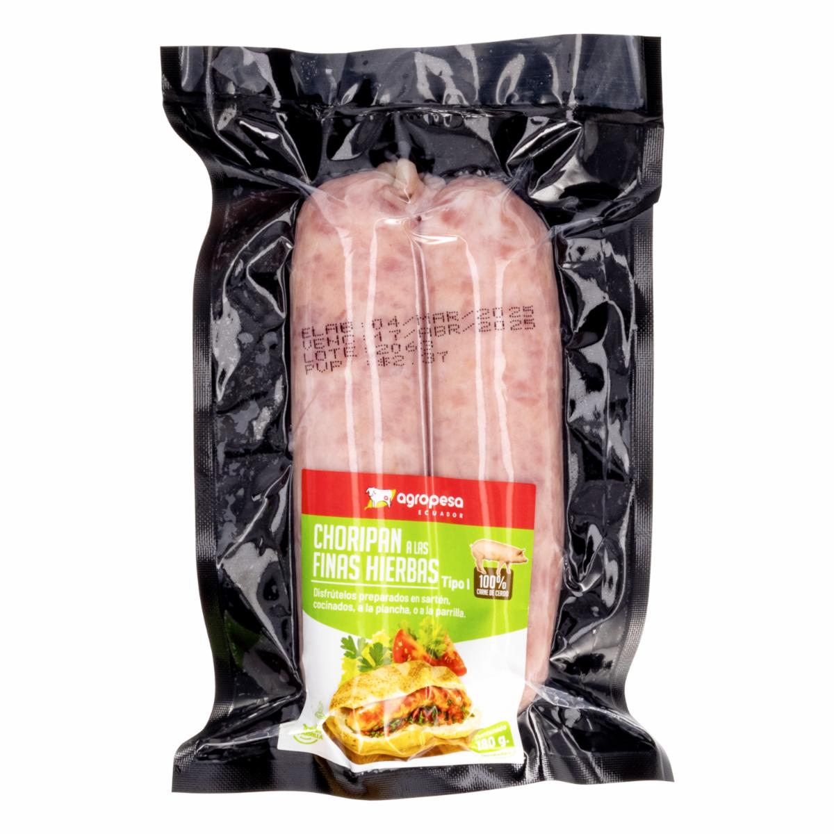Chorizo Tipo I A Las Finas Hierbas AGROPESA 2 Uds 180 G