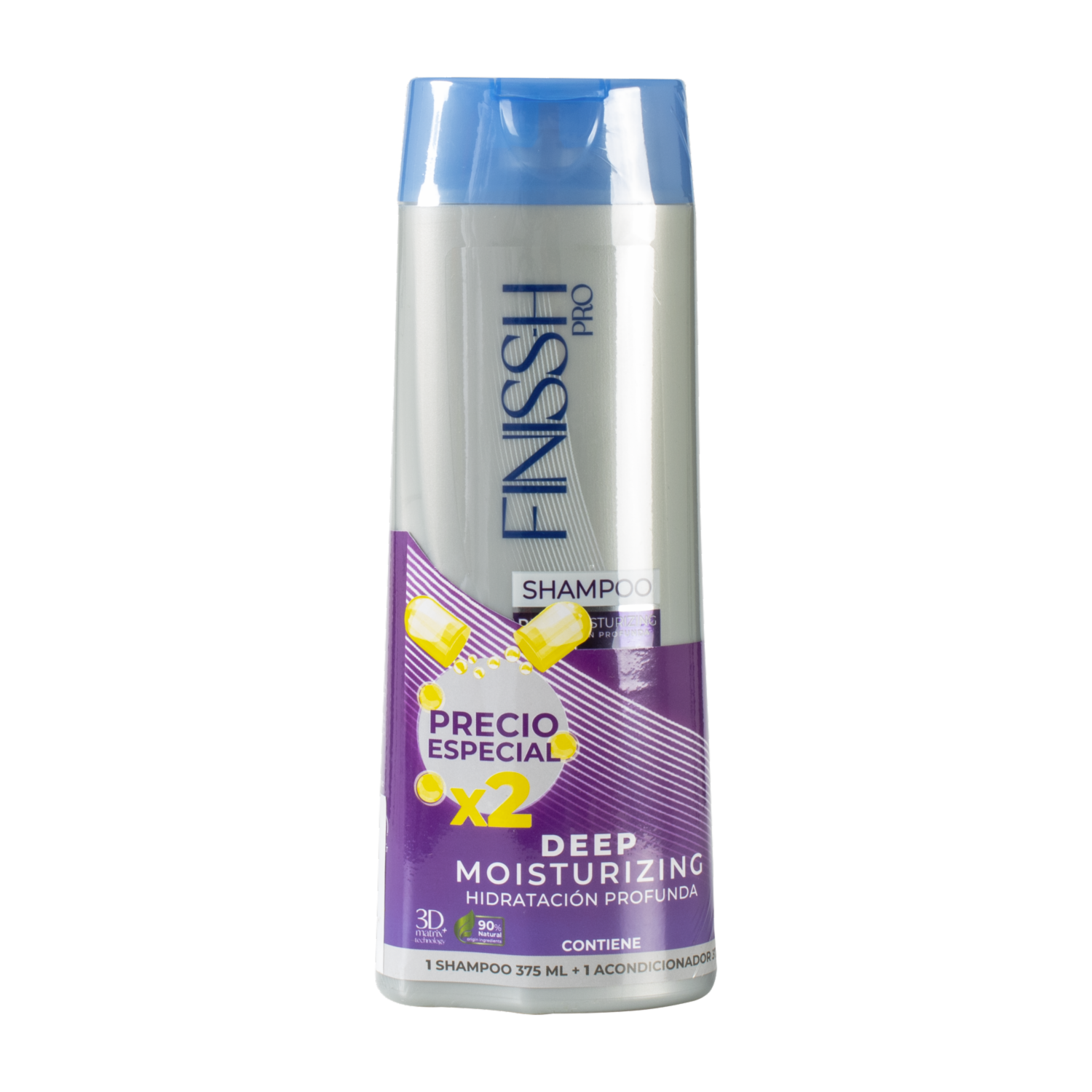 Kit Capilar Shampoo Y Acondicionador Deep Moisturizing FINISSH PRO 700 Ml