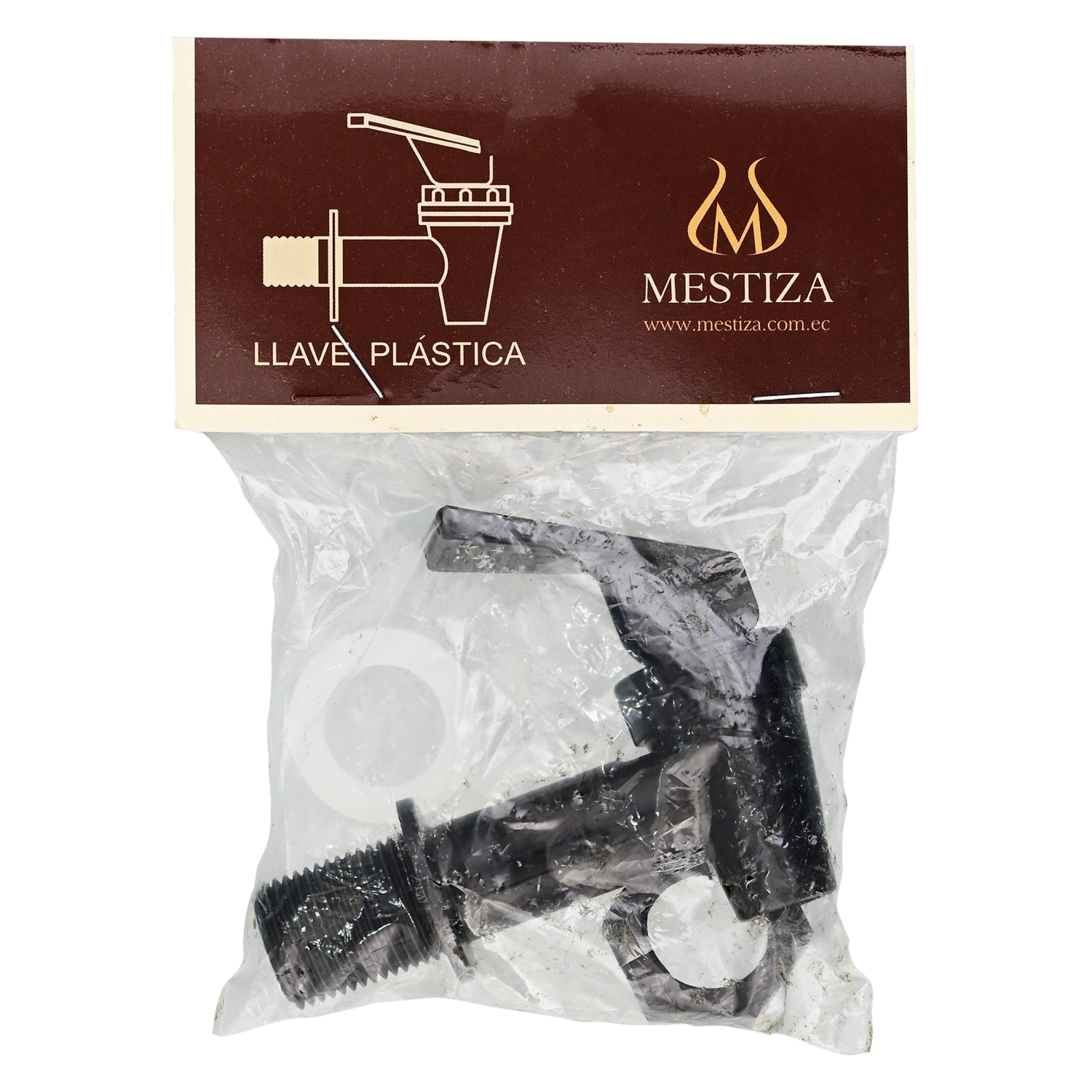 Llave Plástica Negra MESTIZA Unidad
