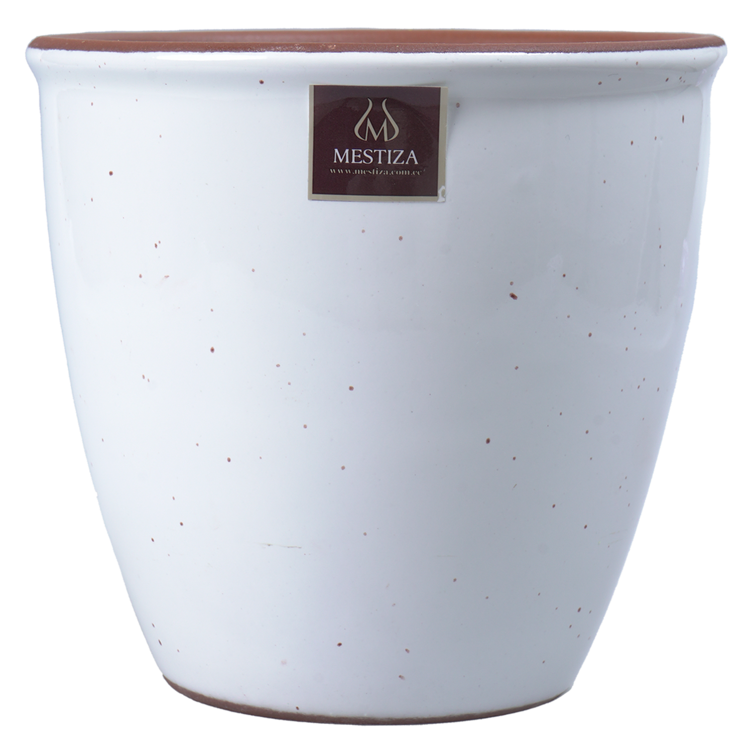 Maceta De Zafiro 14 Morena Color Blanco MESTIZA Unidad