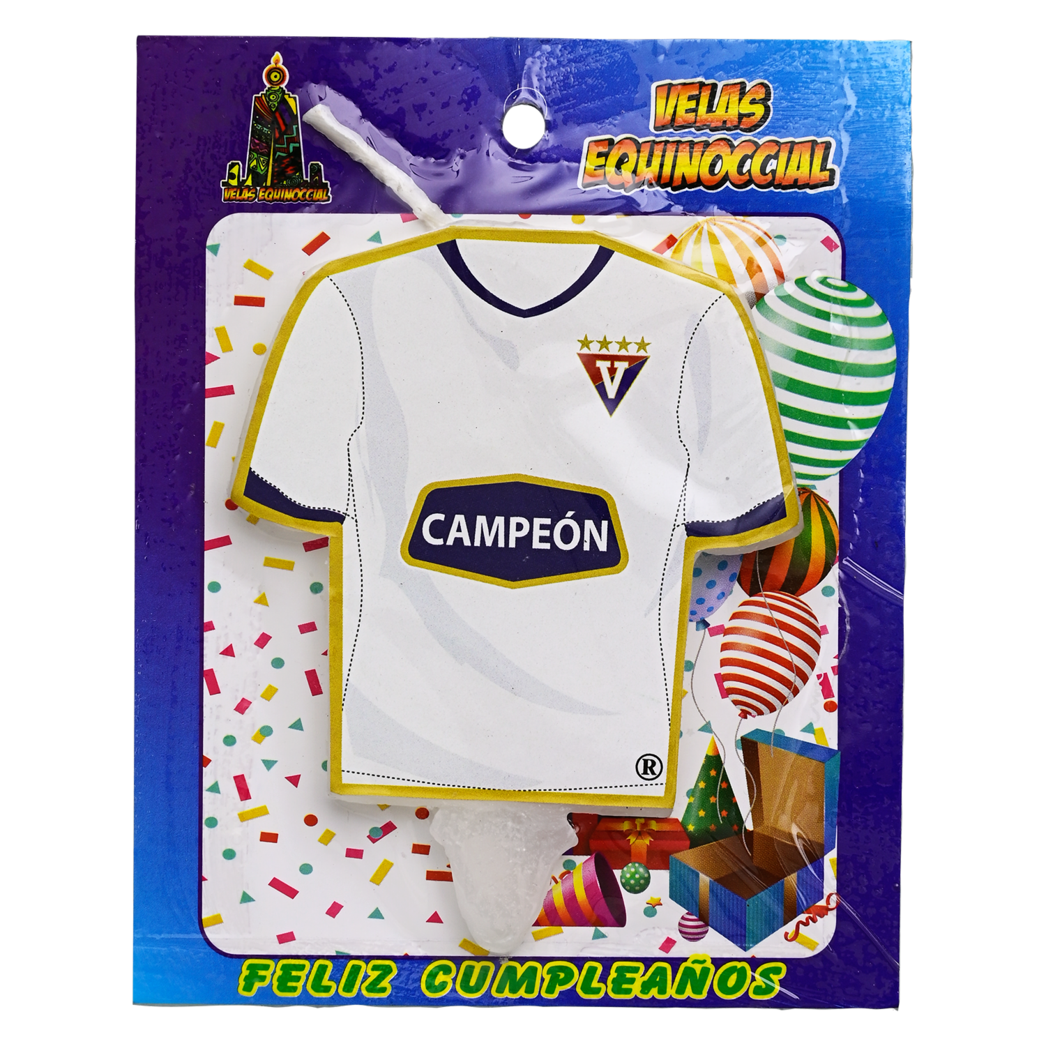 Vela Camiseta Liga VELAS EQUINOCCIAL Placa Pequeña