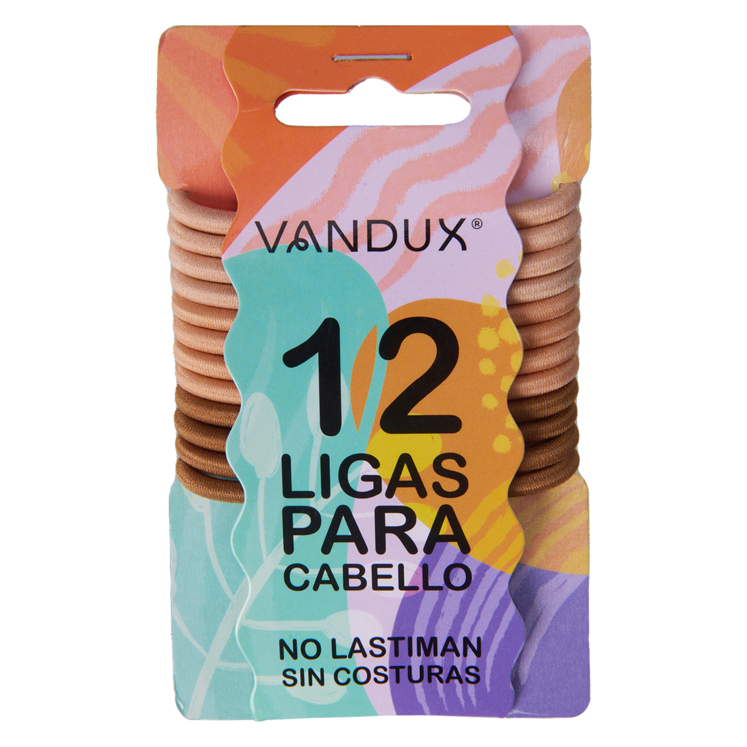 Vinchas De Cabello Tipo Ligas Sin Costuras VANDUX 12 Piezas