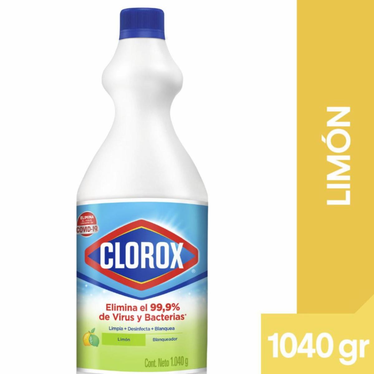 Cloro Líquido Limón Botella CLOROX 1040 G