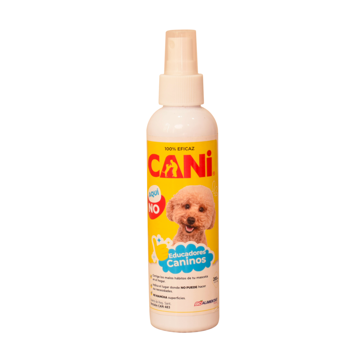 Educador Canino Aquí No Puede Hacer Sus Necesidades 100% Eficaz CANI 200 Ml